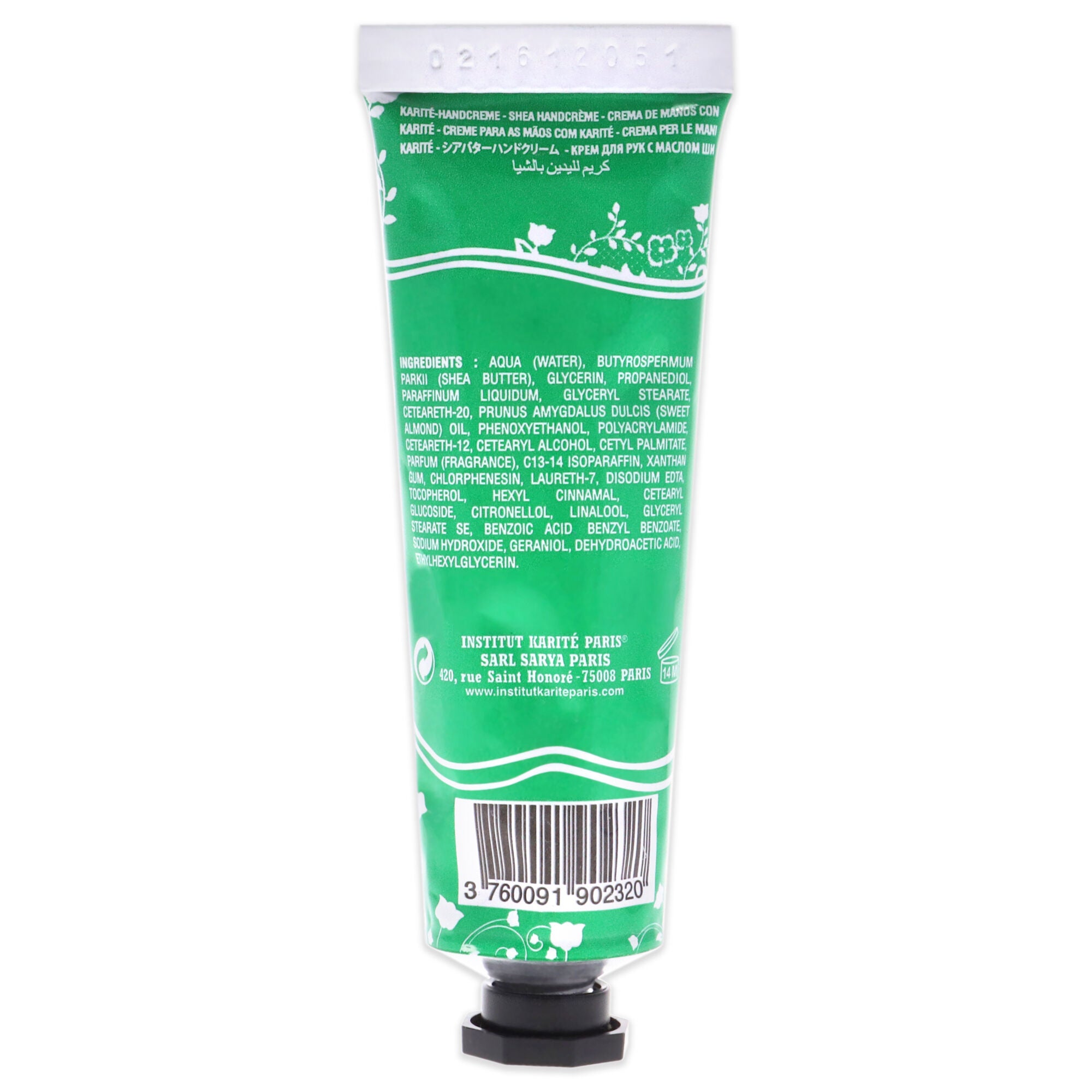 Paris Shea Hand Cream So Chic - Lily of the Valley by Institut Karite for Unisex - 1 oz Cream, See Description, alternate image number 2