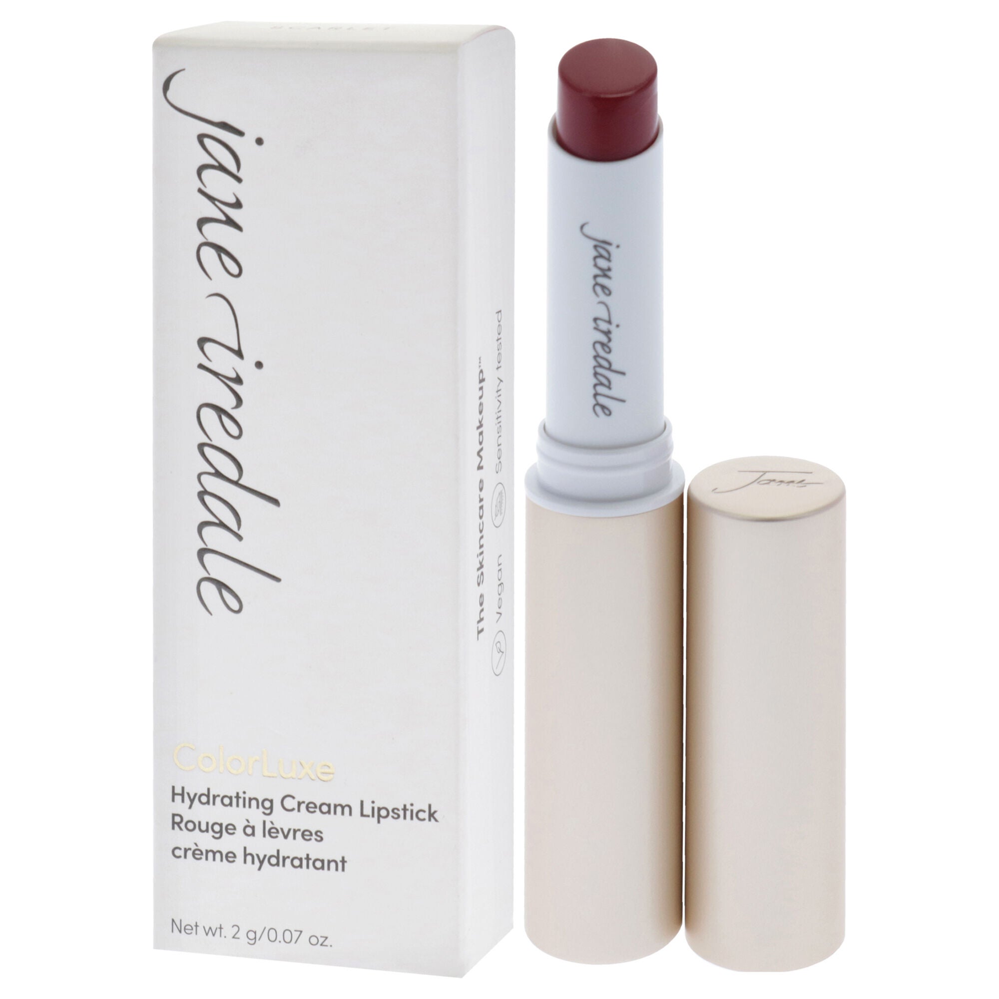 ColorLuxe Hydrating Cream Lipstick - Scarlet by Jane Iredale for Women - 0.07 oz Lipstick, See Description, alternate image number 3