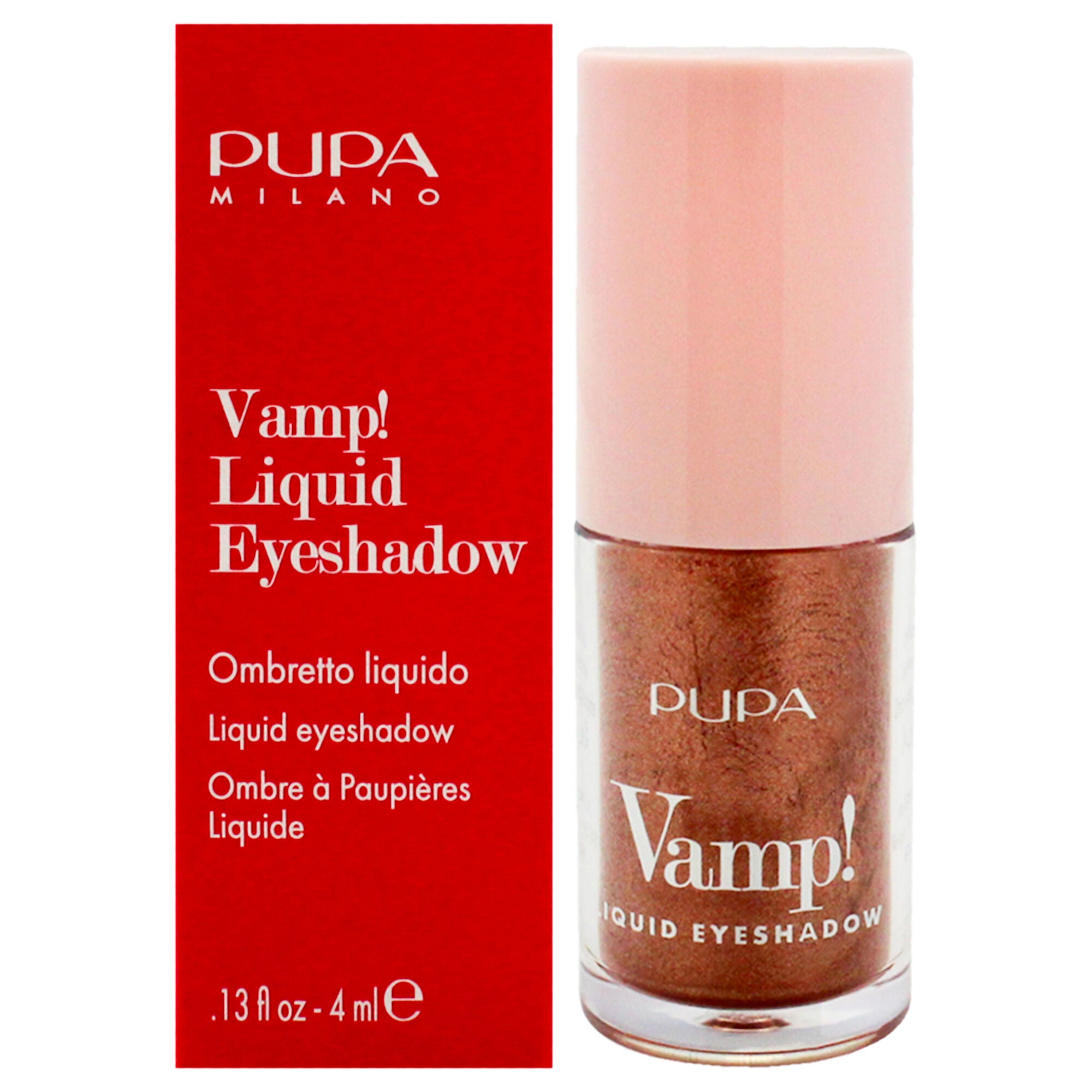 Vamp! Liquid Eyeshadow - 008 Copper by Pupa Milano for Women - 0.13 oz Eye Shadow, See Description, hi-res image number 0