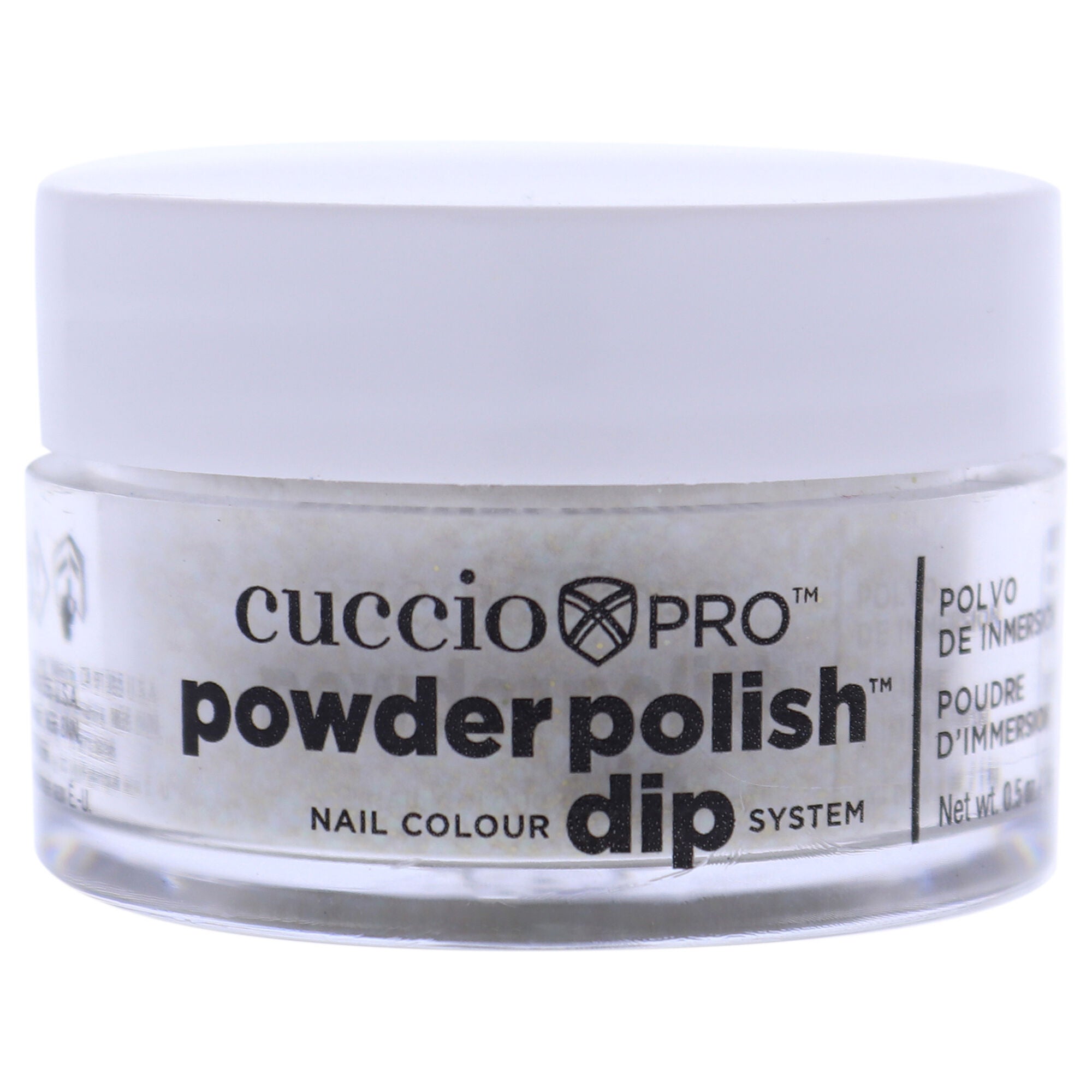 Pro Powder Polish Nail Colour Dip System - Gold Glitter by Cuccio Colour for Women - 0.5 oz Nail Powder, See Description, hi-res image number 0