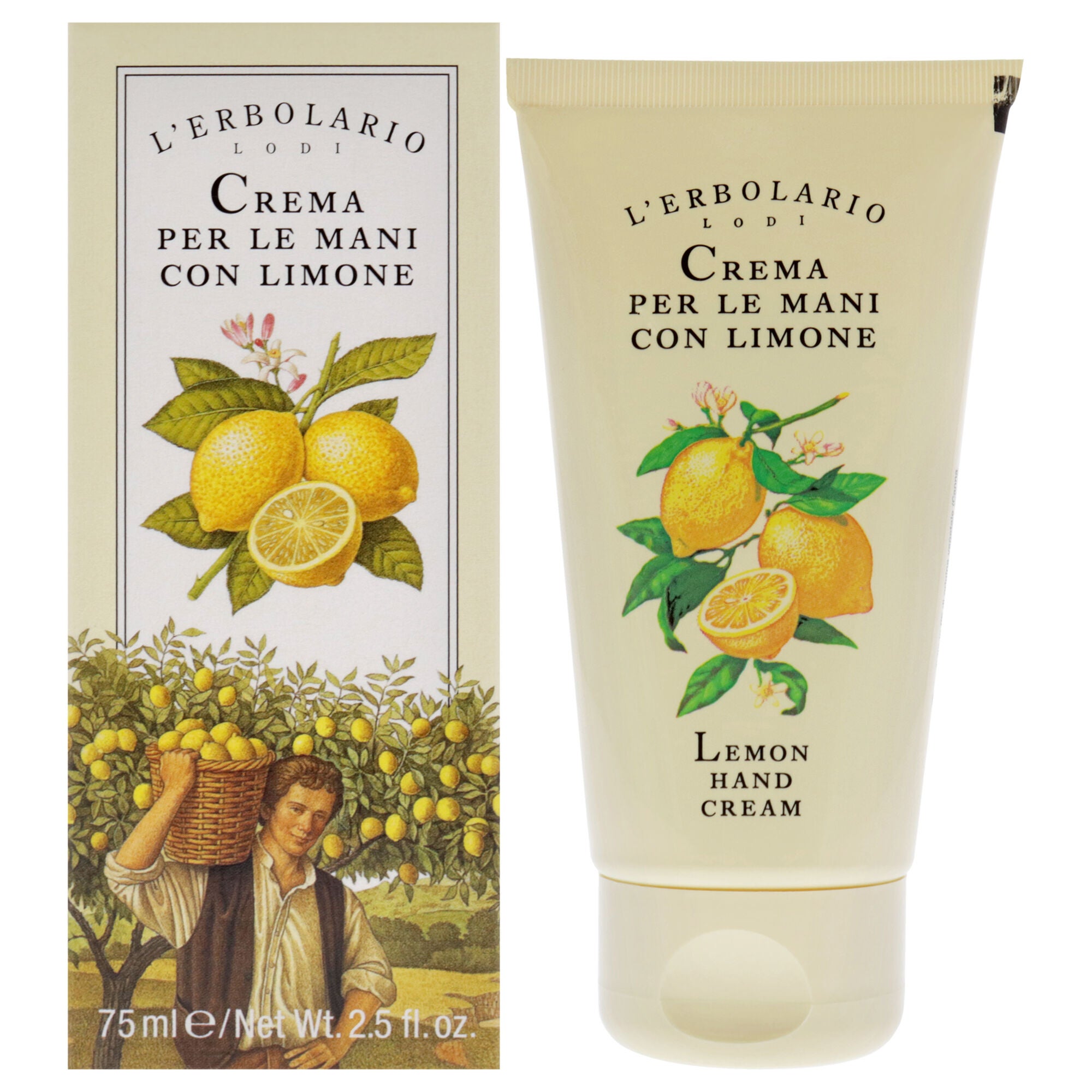 Hand Cream - Lemon by LErbolario for Unisex - 2.5 oz Cream, See Description, hi-res image number 0
