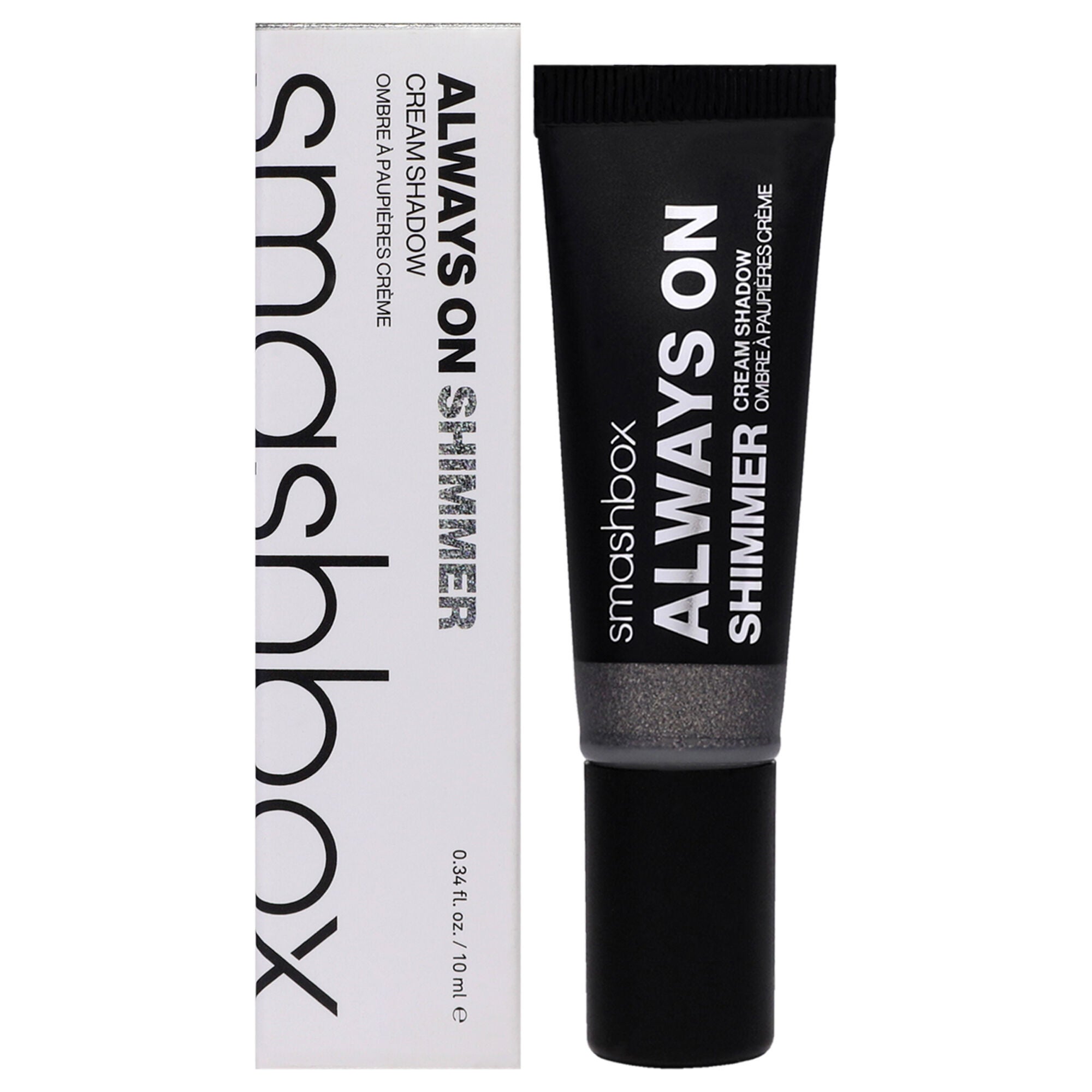 Always On Shimmer Cream Eye Shadow - Charcoal by SmashBox for Women - 0.34 oz Eye Shadow, See Description, hi-res image number 0