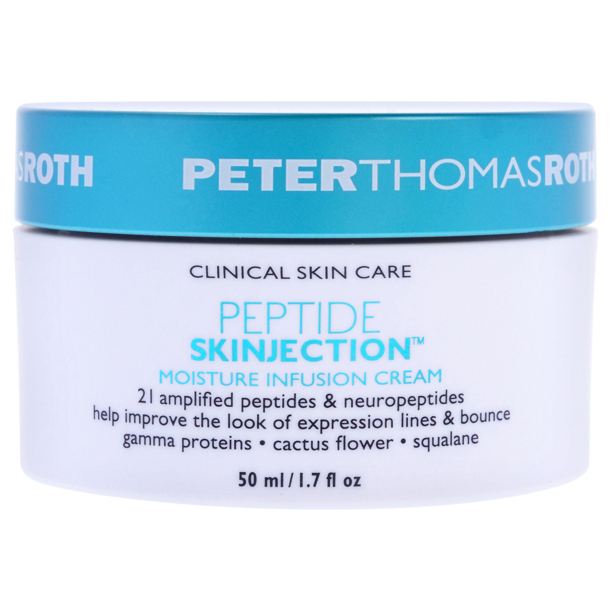 Peptide Skinjection Moisture Infusion Cream by Peter Thomas Roth for Unisex - 1.7 oz Cream (Refillable), White, alternate image number 1