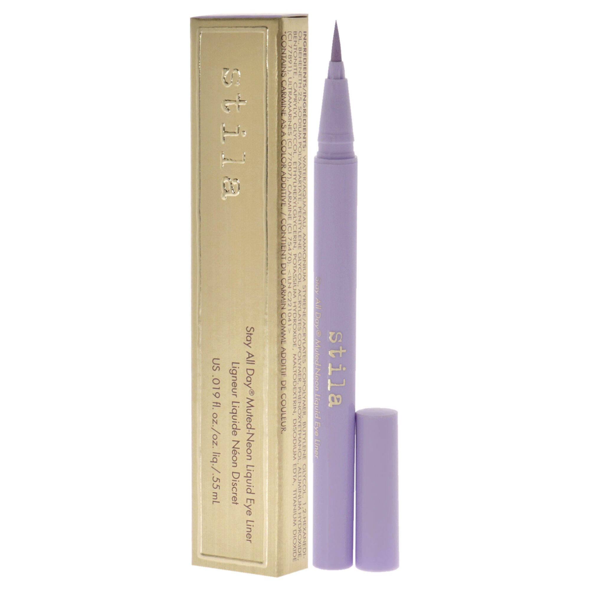 Stay All Day Muted-Neon Liquid Eye Liner - Lavender Fields by Stila for Women - 0.019 oz Eyeliner, See Description, alternate image number 3