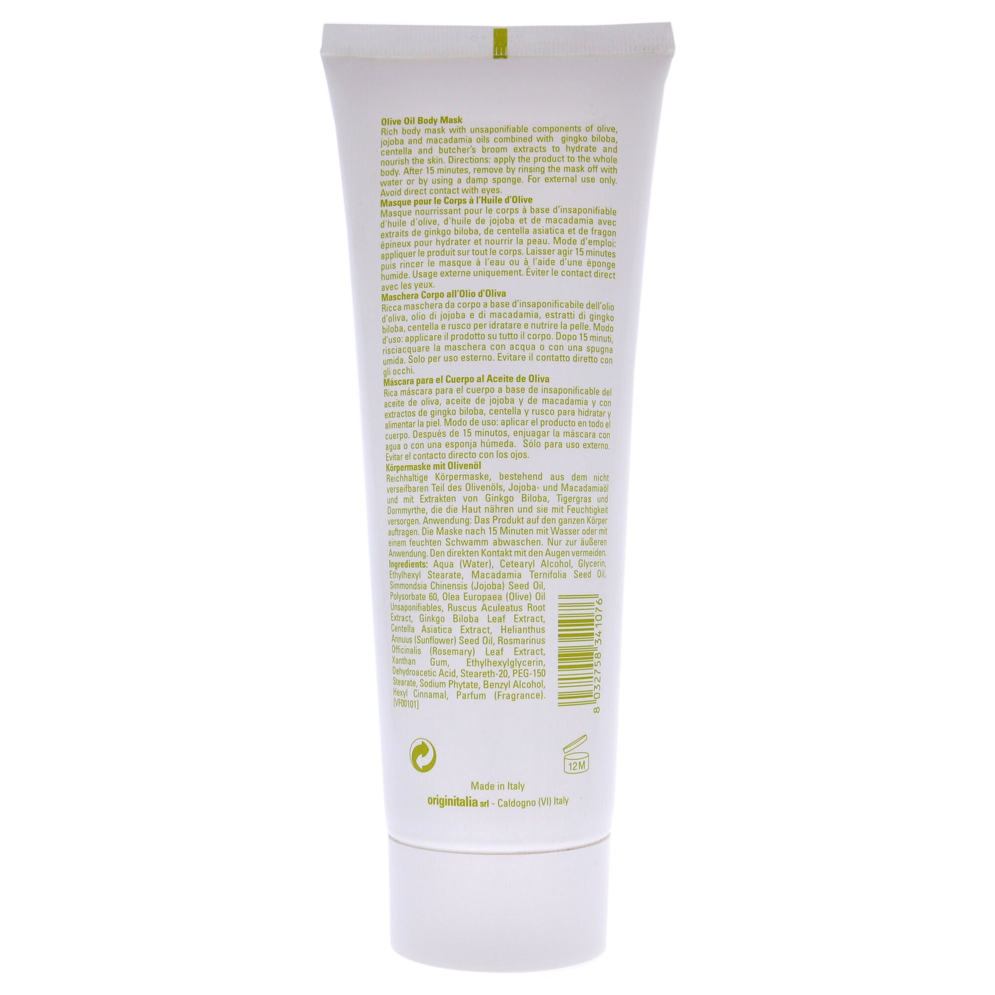 Body Mask - Olive Oil by Villa Floriani for Women - 8.45 oz Body Mask, See Description, alternate image number 2
