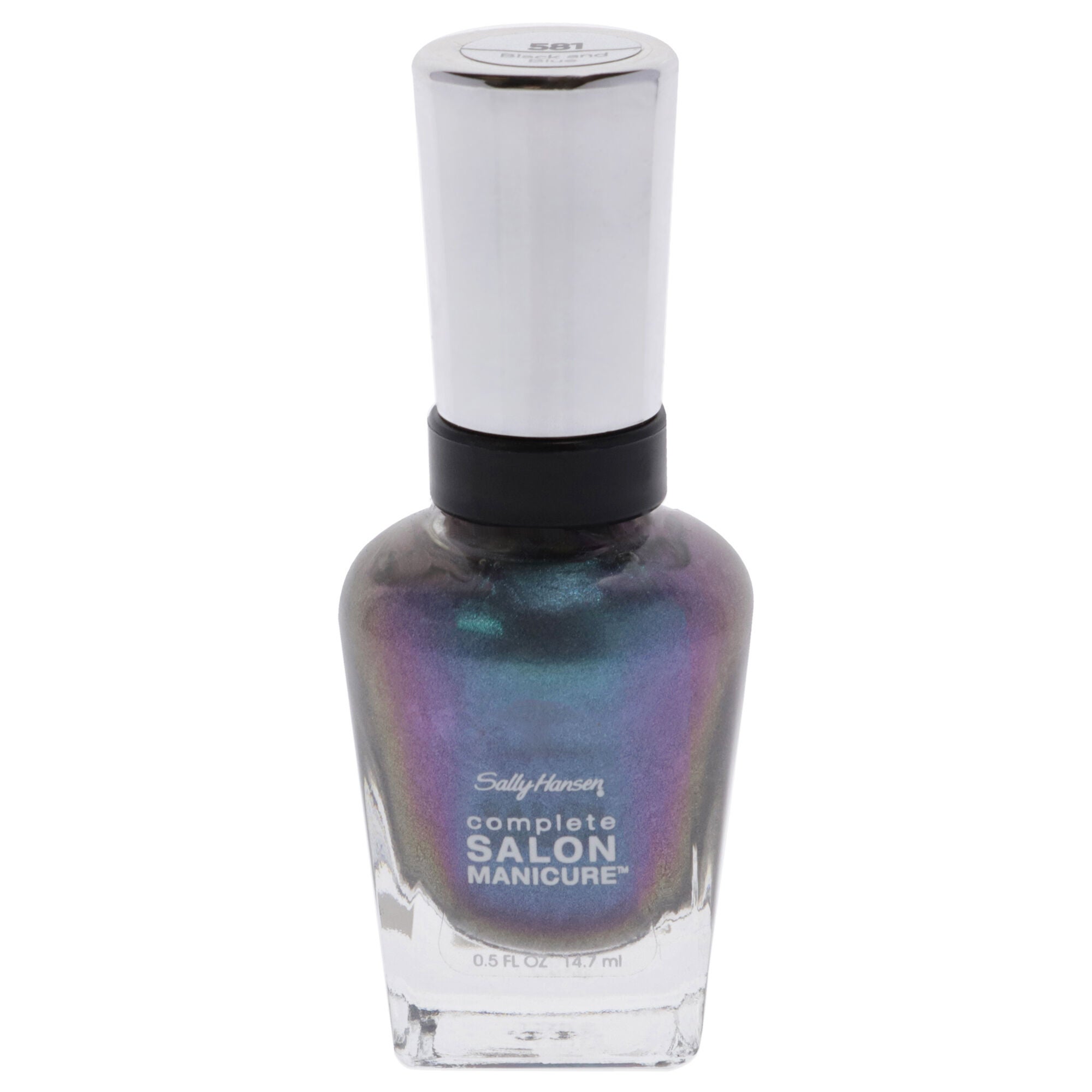 Complete Salon Manicure - 581 Black and Blue by Sally Hansen for Women - 0.5 oz Nail Polish, , alternate image number 3