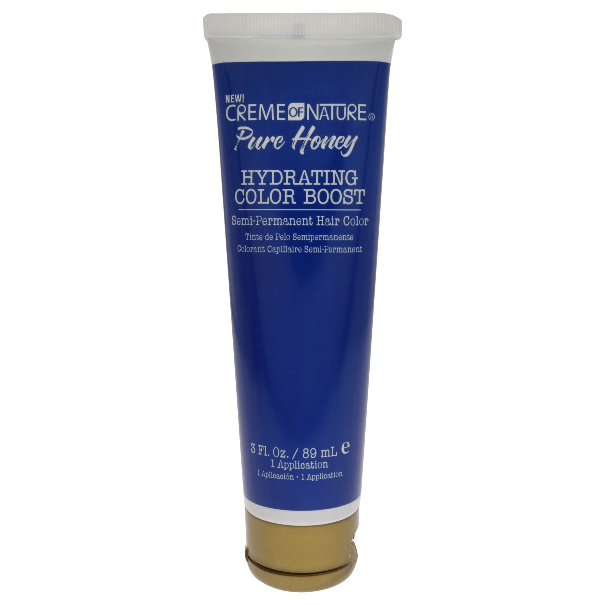 Pure Honey Hydrating Color Boost Semi-Permanent Hair Color - Indigo Blue by Creme of Nature for Unisex - 3 oz Hair Color, , alternate image number 5