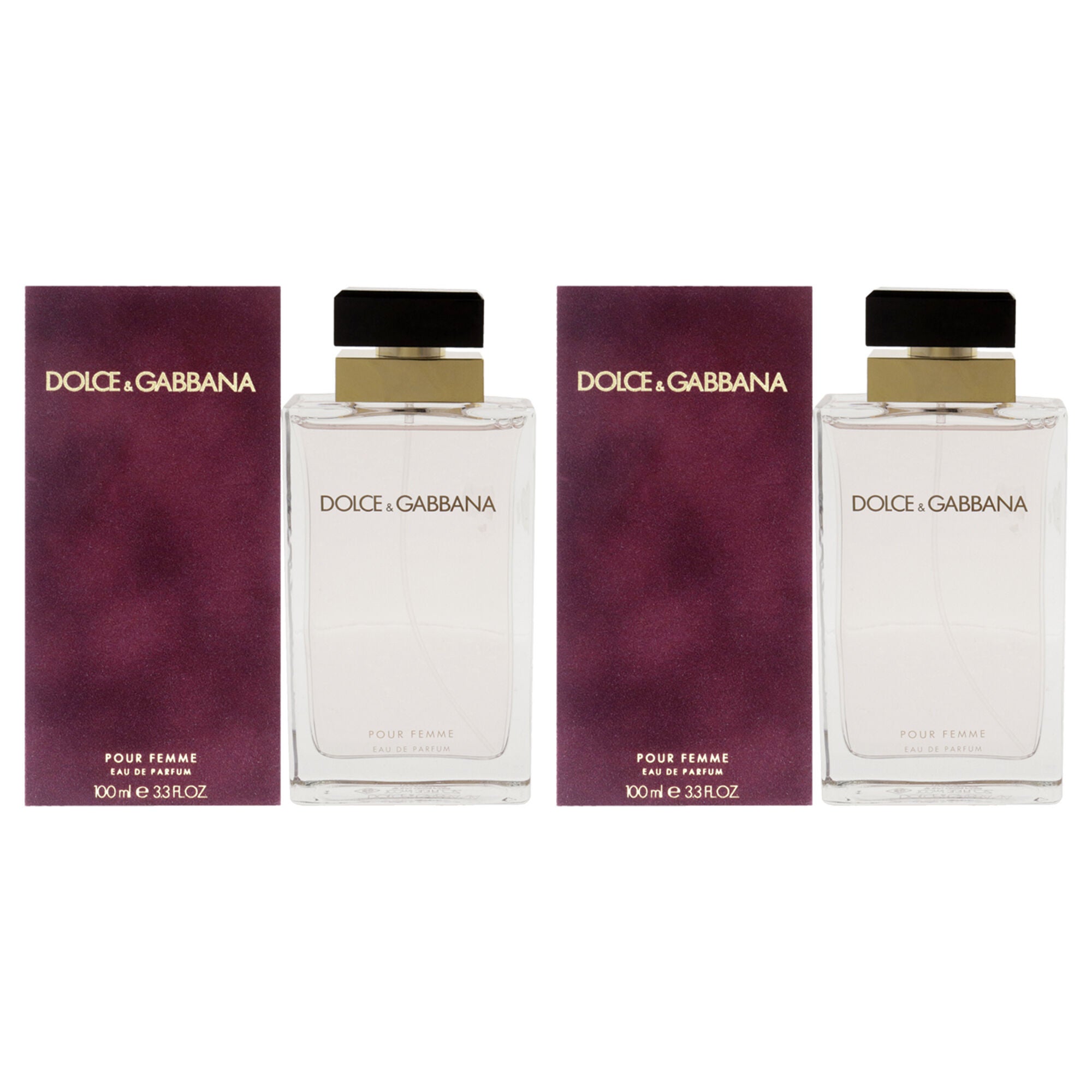 Dolce and Gabbana Pour Femme by Dolce and Gabbana for Women - 3.3 oz EDP Spray - Pack of 2, Clear, hi-res image number 0