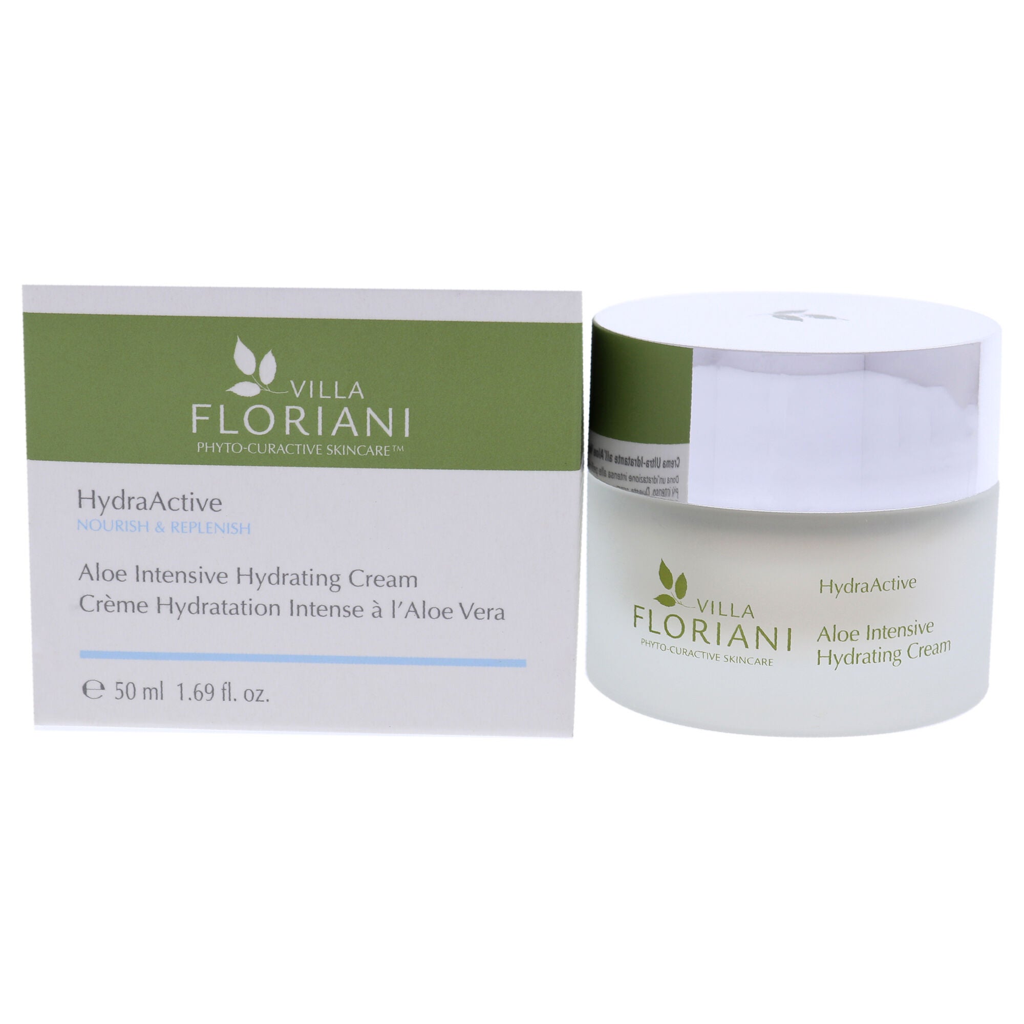 Intensive Hydrating Cream - Aloe by Villa Floriani for Women - 1.69 oz Cream, See Description, hi-res image number 0