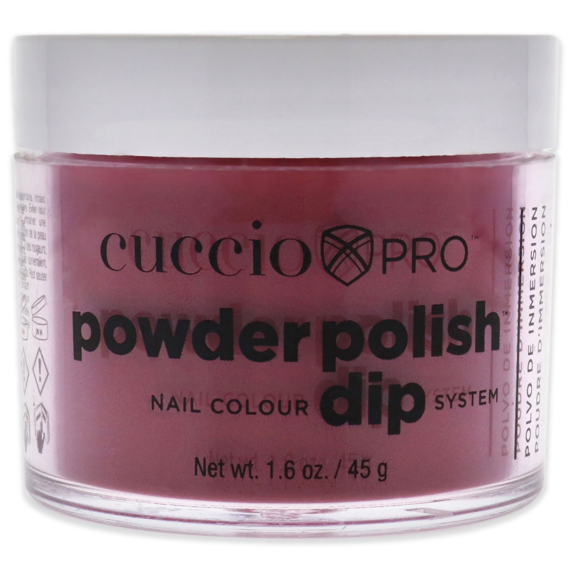 Pro Powder Polish Nail Colour Dip System - Red Eye In Shanghai by Cuccio Colour for Women - 1.6 oz Nail Powder, Red, hi-res image number 0