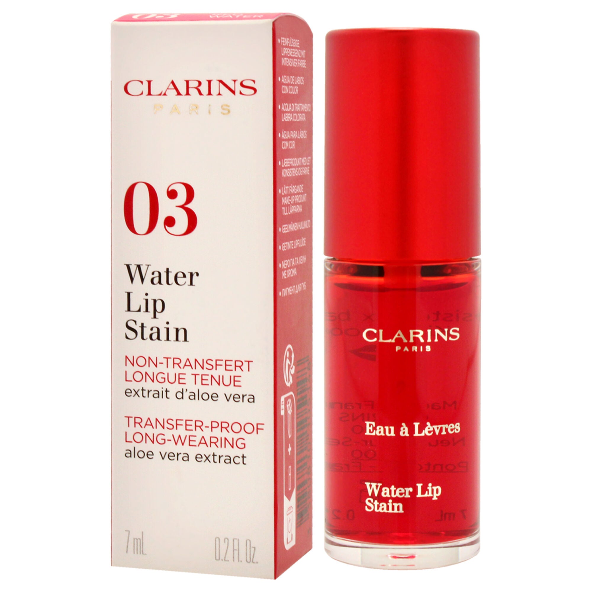 Water Lip Stain - 03 Red Water by Clarins for Women - 0.2 oz Lipstick, See Description, alternate image number 3