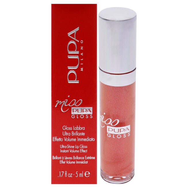 Miss Pupa Gloss Ultra-Shine Lip Gloss - 200 Juicy Glaze by Pupa Milano for Women - 0.17 oz Lip Gloss, See Description, hi-res image number 0