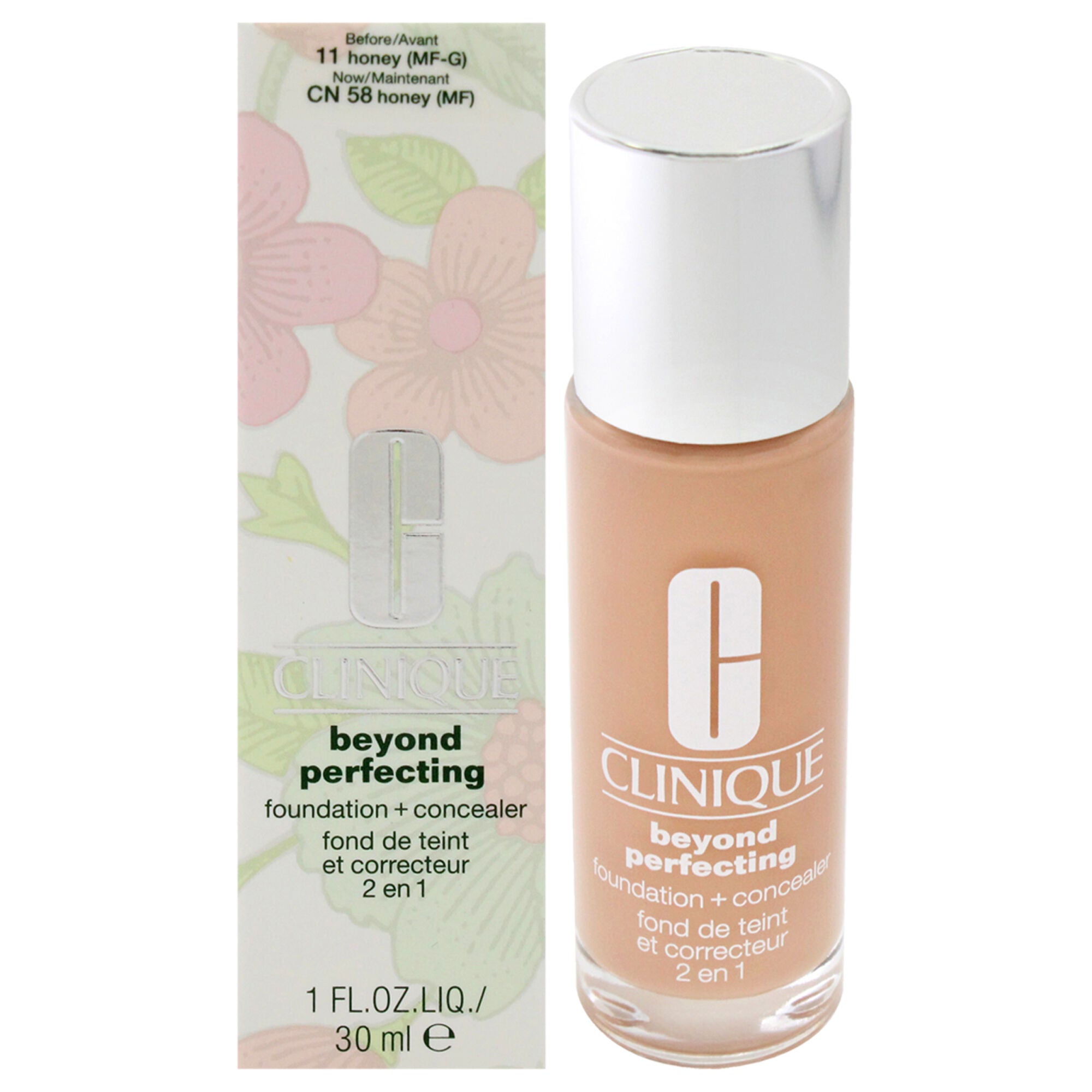 Beyond Perfecting Foundation Plus Concealer - 11 Honey MF-G by Clinique for Women - 1 oz Makeup, See Description, hi-res image number 0