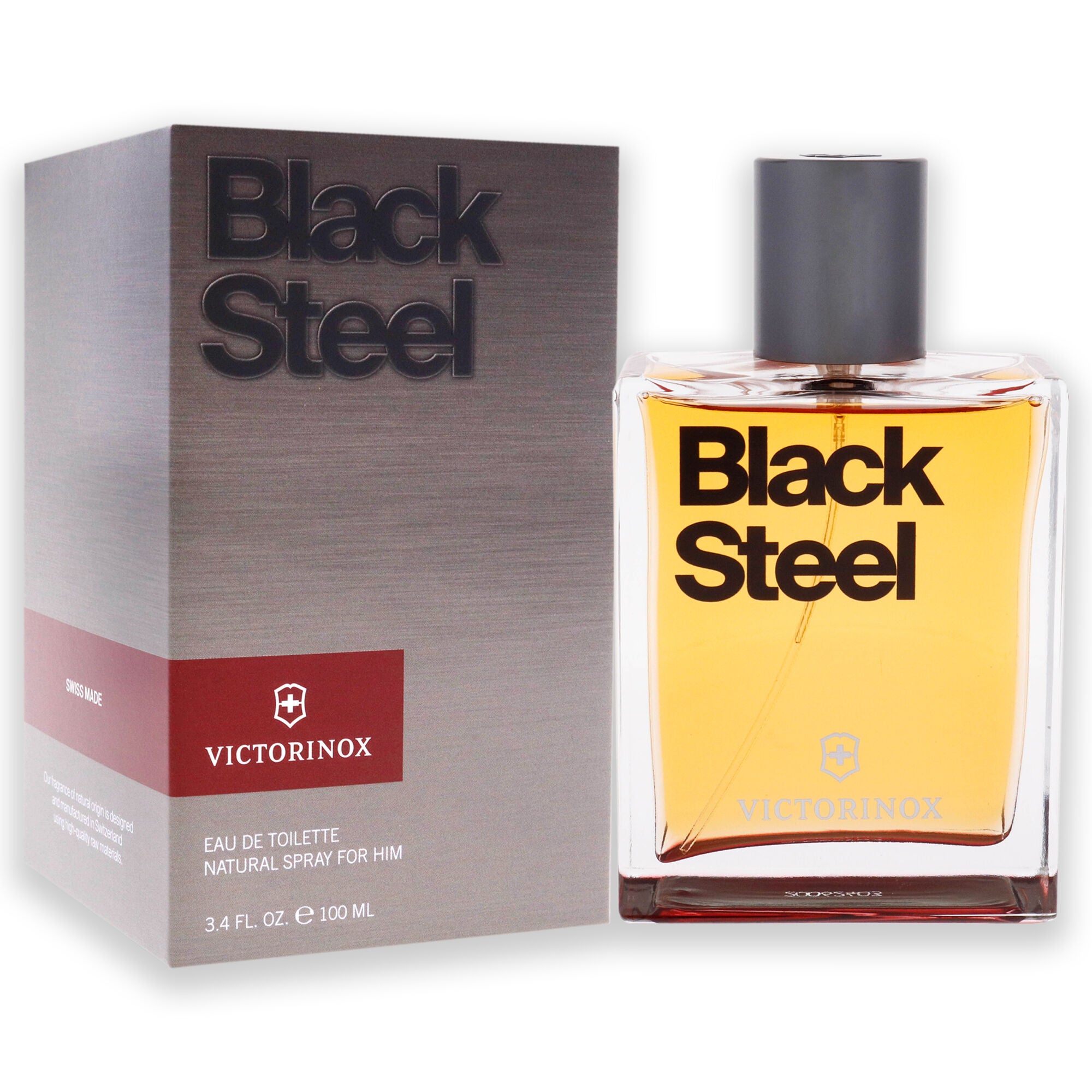 Black Steel by Swiss Army for Men - 3.4 oz EDT Spray, See Description, alternate image number 2