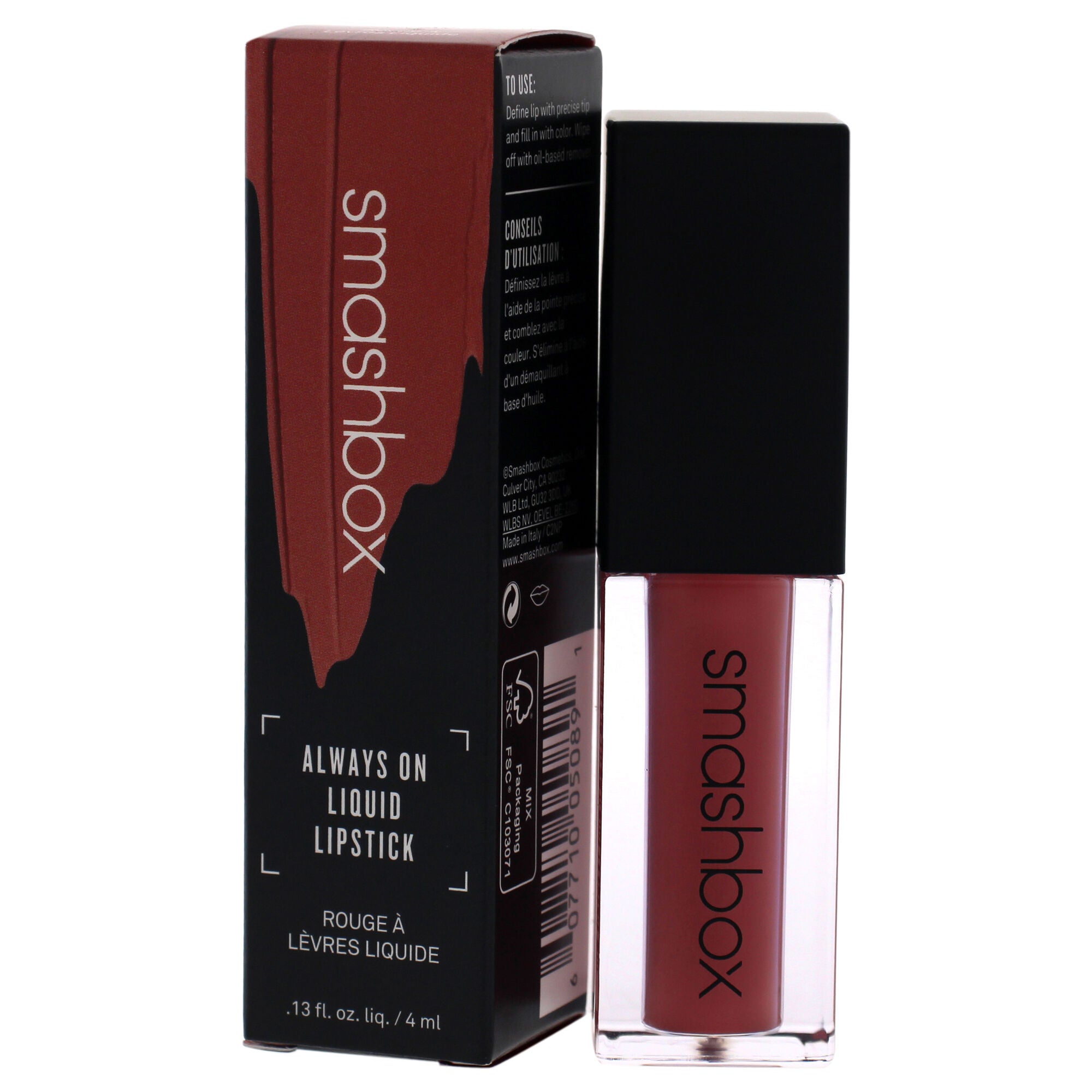 Always On Liquid Lipstick - Babe Alert by Smashbox for Women - 0.13 oz Lipstick, See Description, alternate image number 3