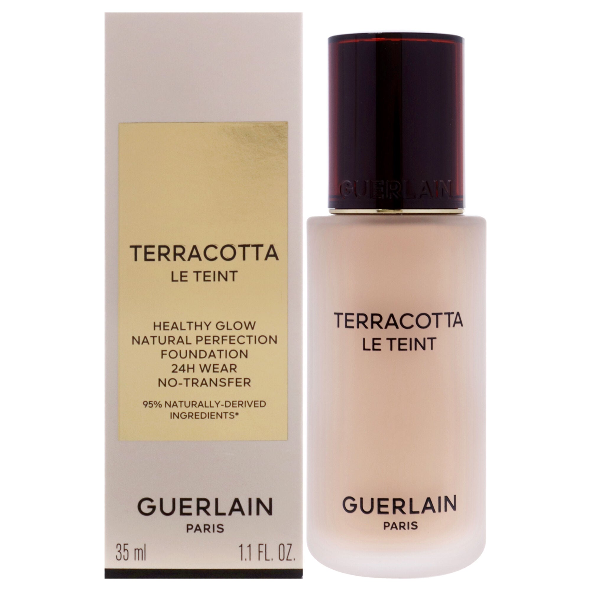 Terracotta Le Teint 24H Wear No-Transfer Foundation - 2N Neutral by Guerlain for Women - 1.1 oz Foundation, See Description, hi-res image number 0