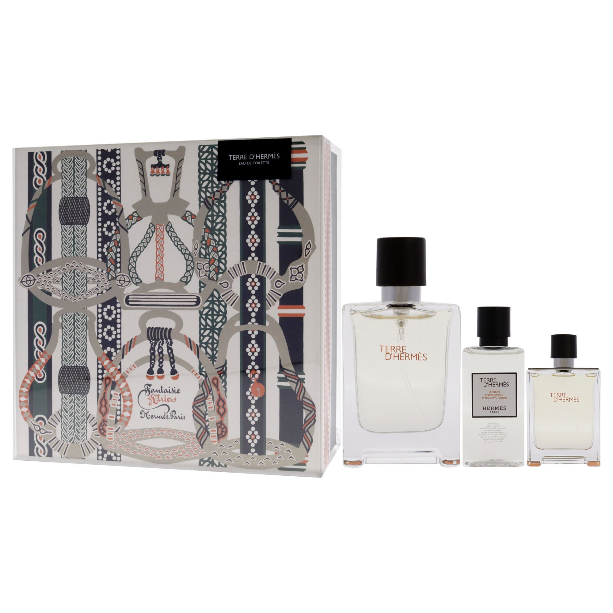 Terre Dhermes by Hermes for Men - 3 Pc Gift Set 3.3oz EDT Spray, 0.42oz EDT Spray, 1.35oz After Shave Lotion, See Description, alternate image number 3
