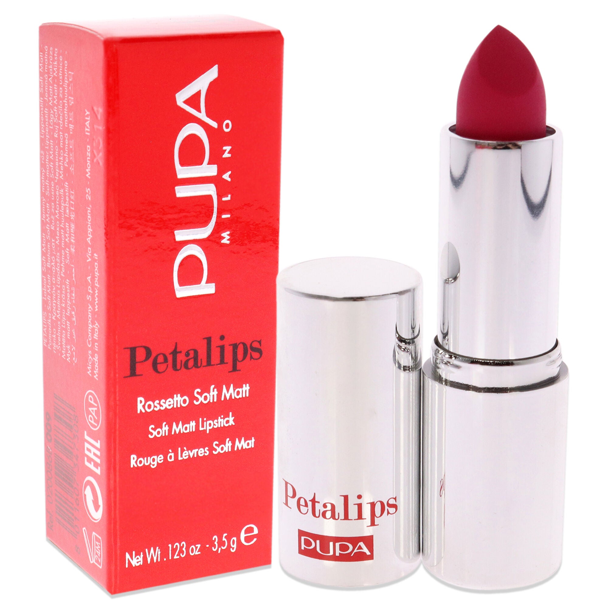 Petalips Soft Matt Lipstick - 009 Soft Cyclamen by Pupa Milano for Women - 0.123 oz Lipstick, , alternate image number 6