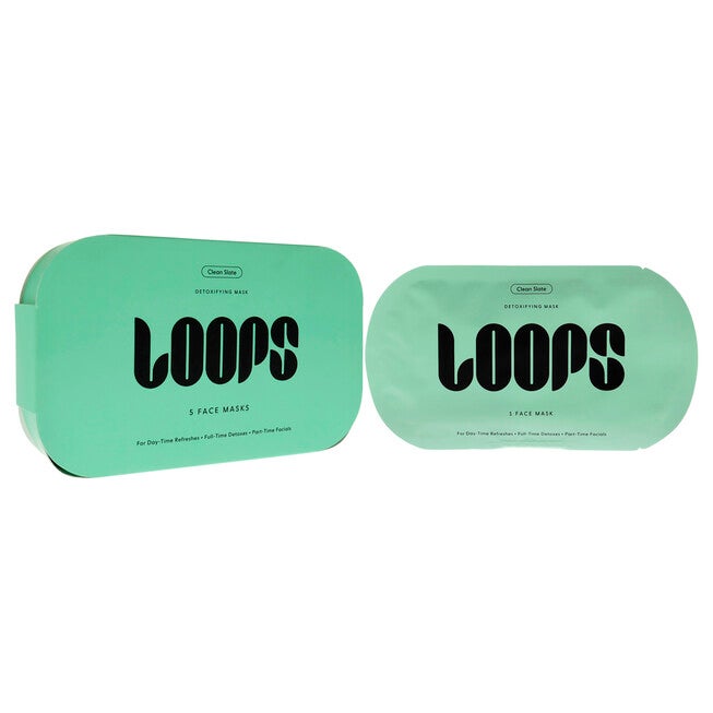 Clean Slate Detoxifying Mask by Loops for Women - 5 Pc Mask, NA, alternate image number null
