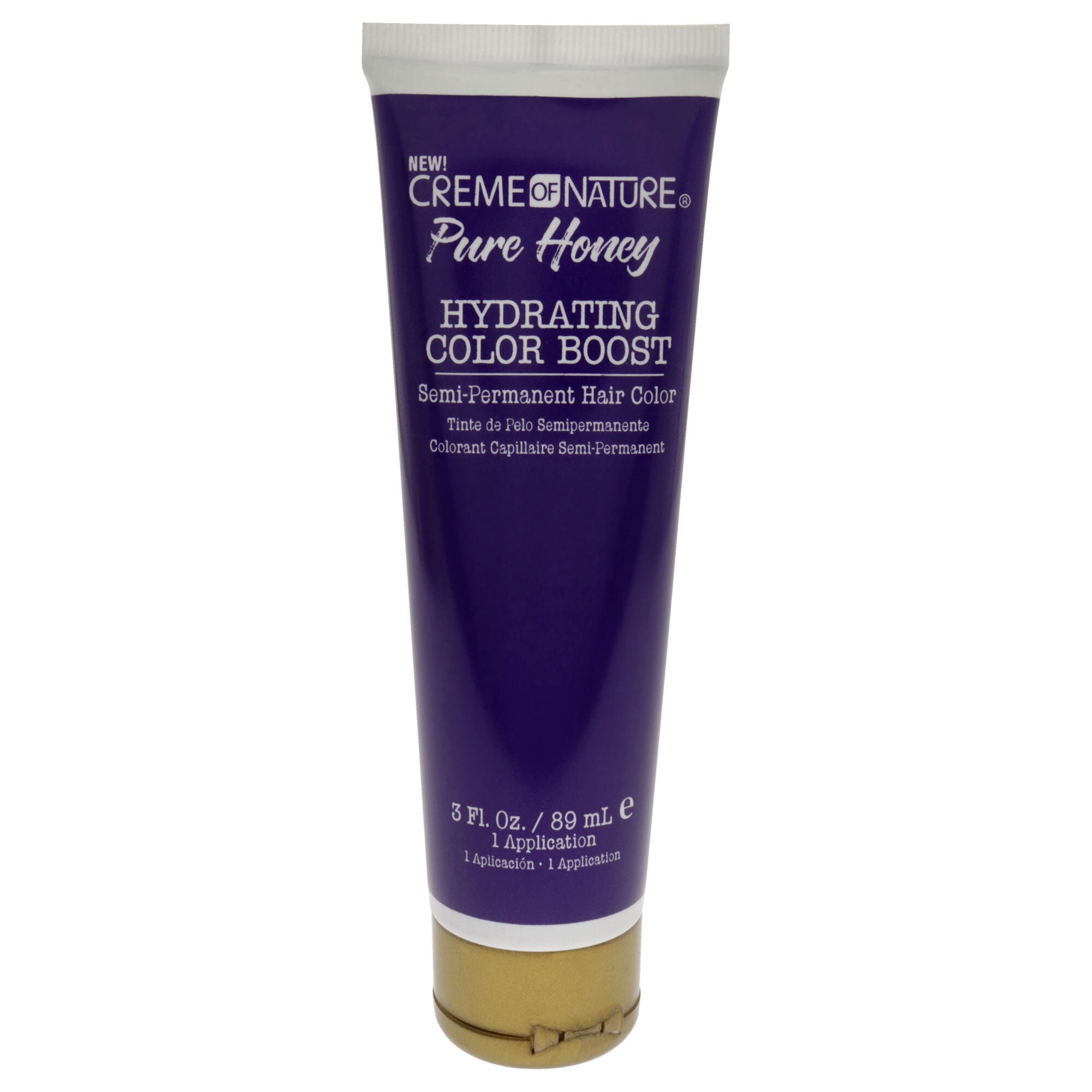 Pure Honey Hydrating Color Boost Semi-Permanent Hair Color - Royal Purple by Creme of Nature for Unisex - 3 oz Hair Color, See Description, alternate image number 4