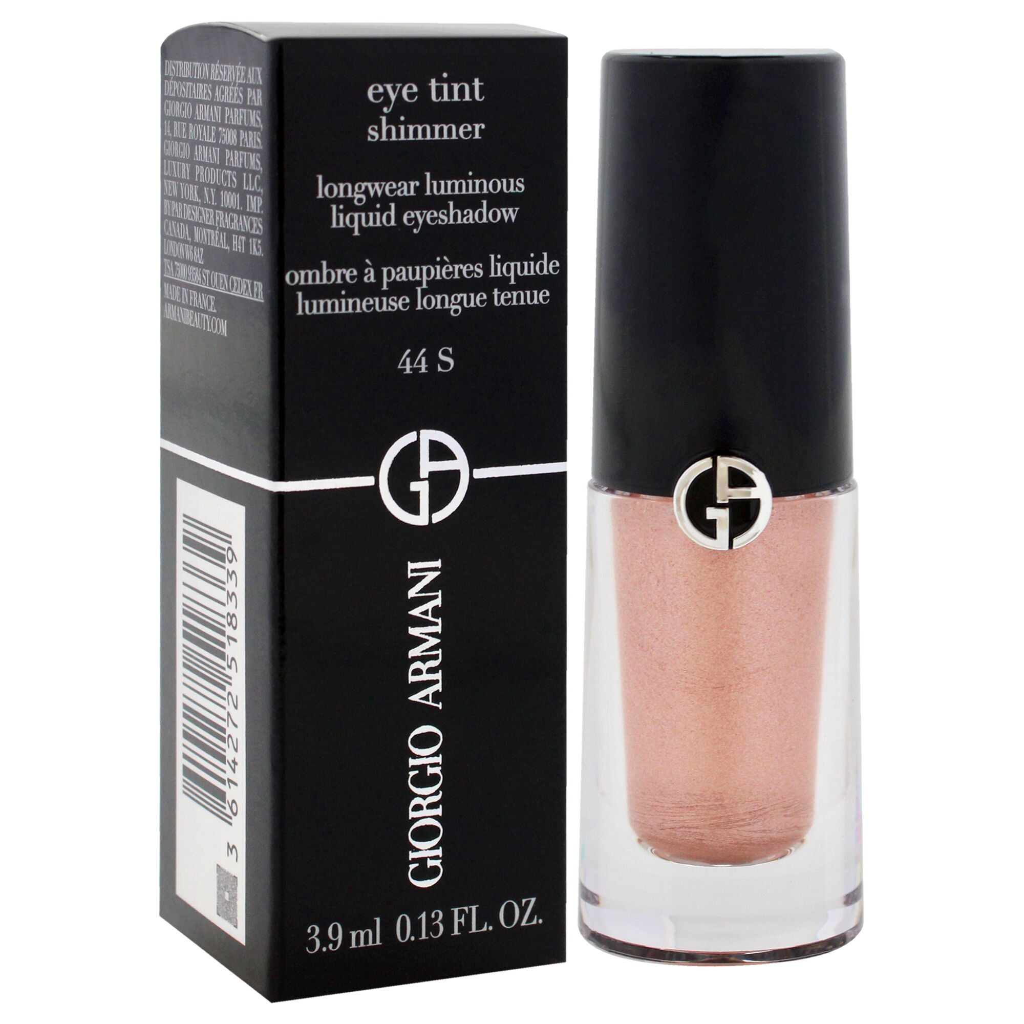 Eye Tint Chrome Liquid Metallic Color - 44 Rose Gold by Giorgio Armani for Women - 0.13 oz Eye Shadow, See Description, alternate image number 2