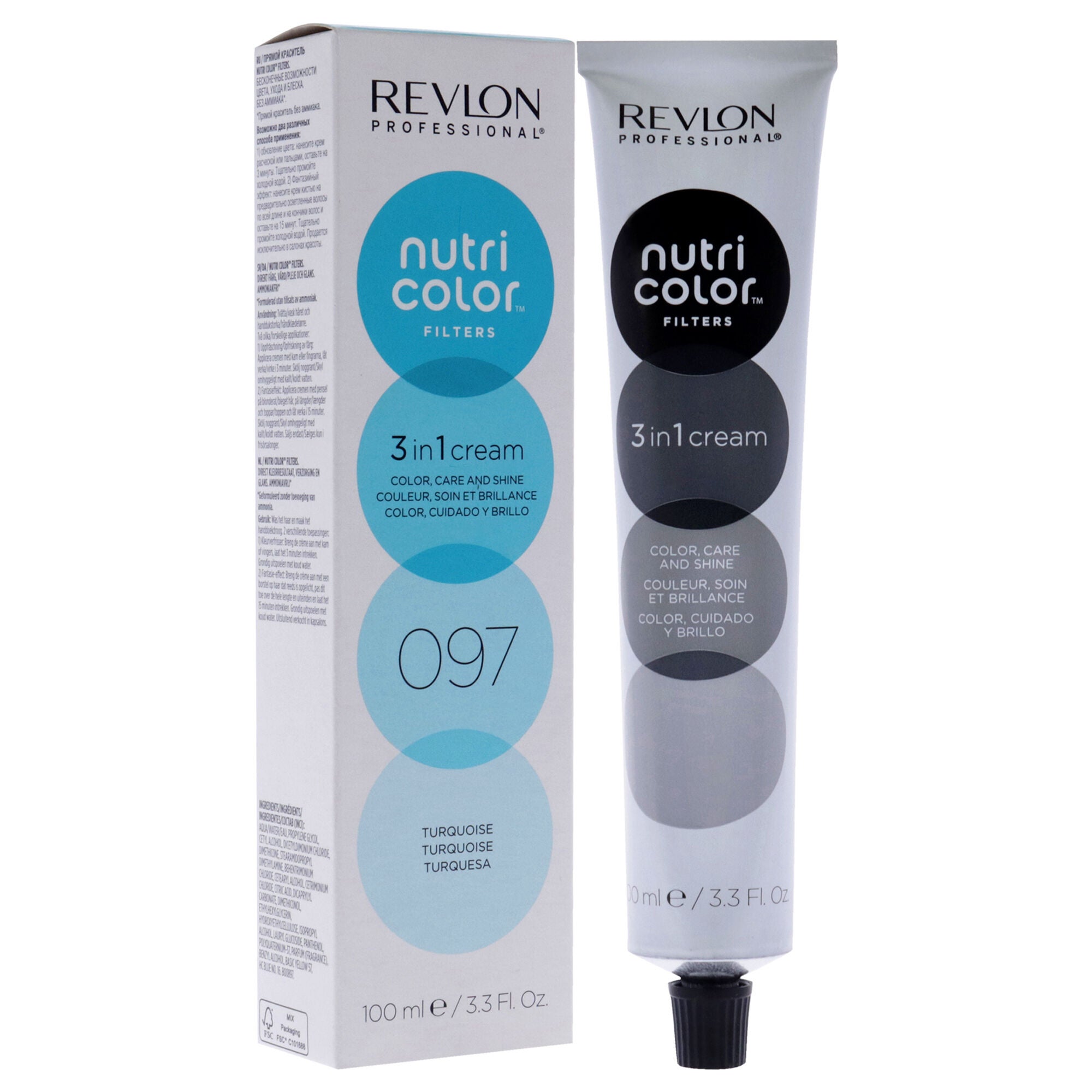 Nutri Color Cream - 097 Turquoise by Revlon for Unisex - 3.3 oz Hair Color, , alternate image number 6