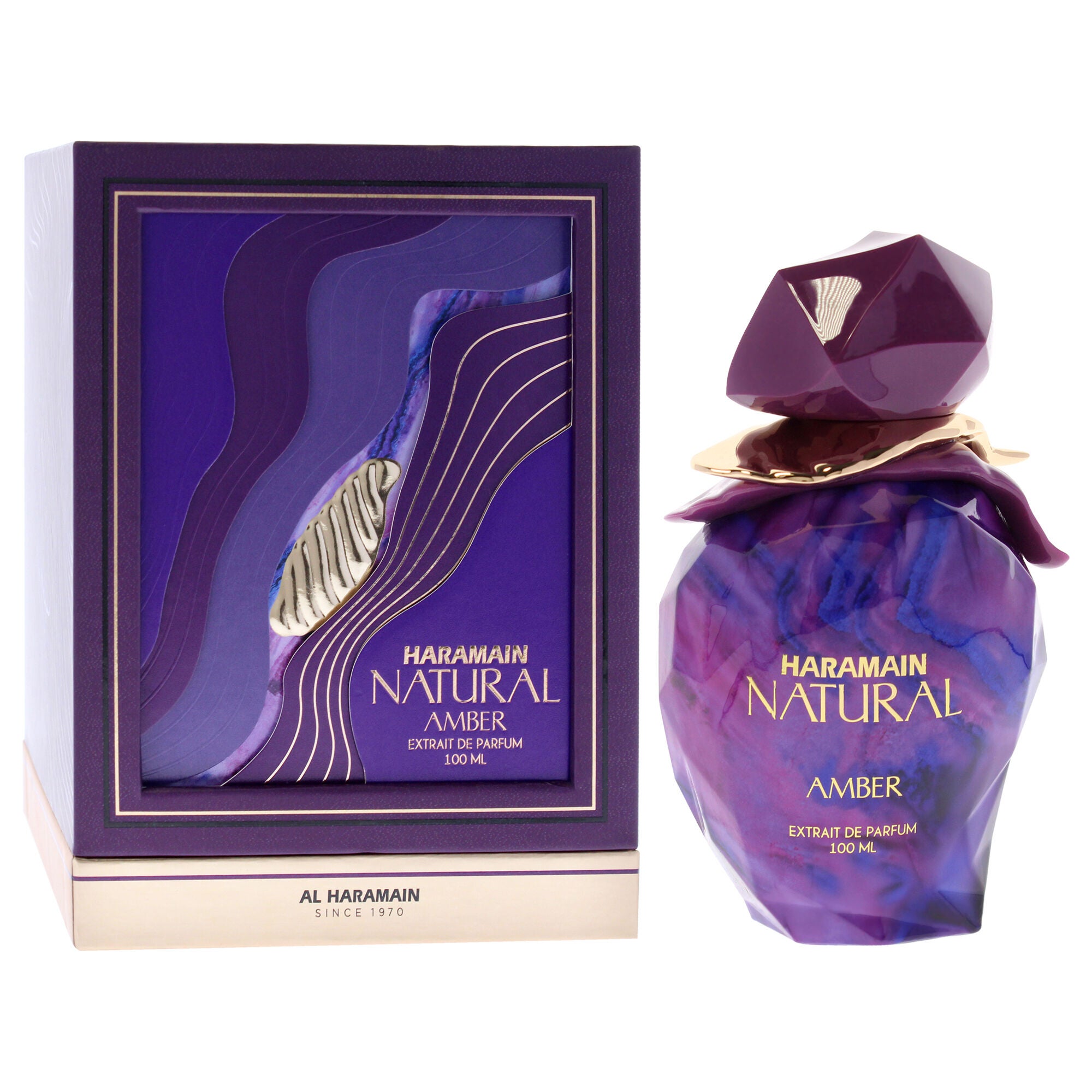 Natural Amber by Al Haramain for Unisex - 3.4 oz Extrait De Parfum Spray, See Description, alternate image number 1