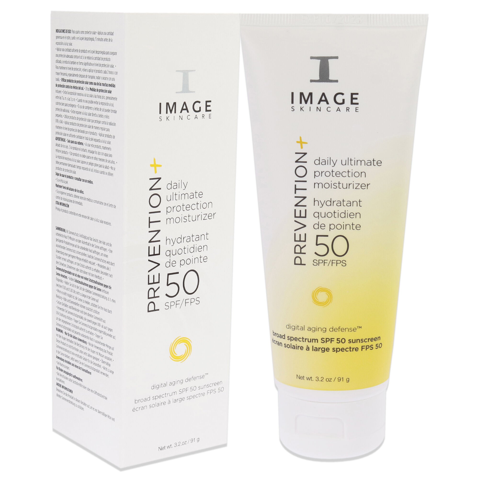 Prevention Plus Daily Ultimate Protection Moistrurizer SPF 50 by Image for Unisex - 3.2 oz Moisturizer, See Description, alternate image number 2