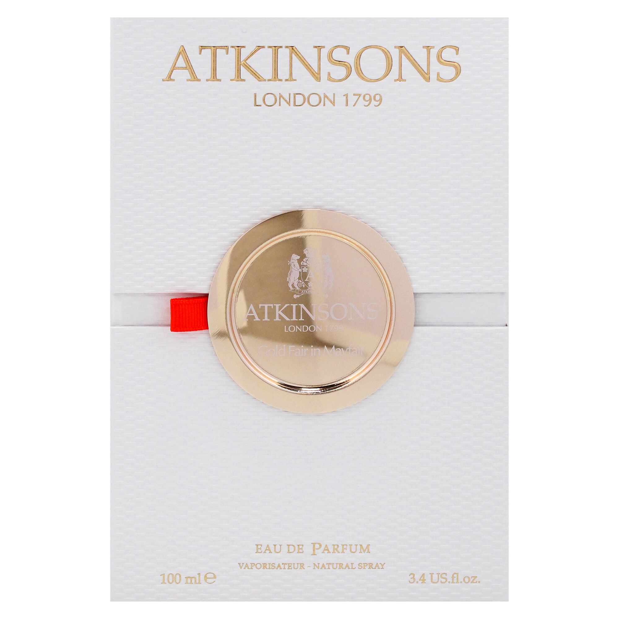 Gold Fair In Mayfair by Atkinsons for Men - 3.4 oz EDP Spray, Clear, alternate image number 4