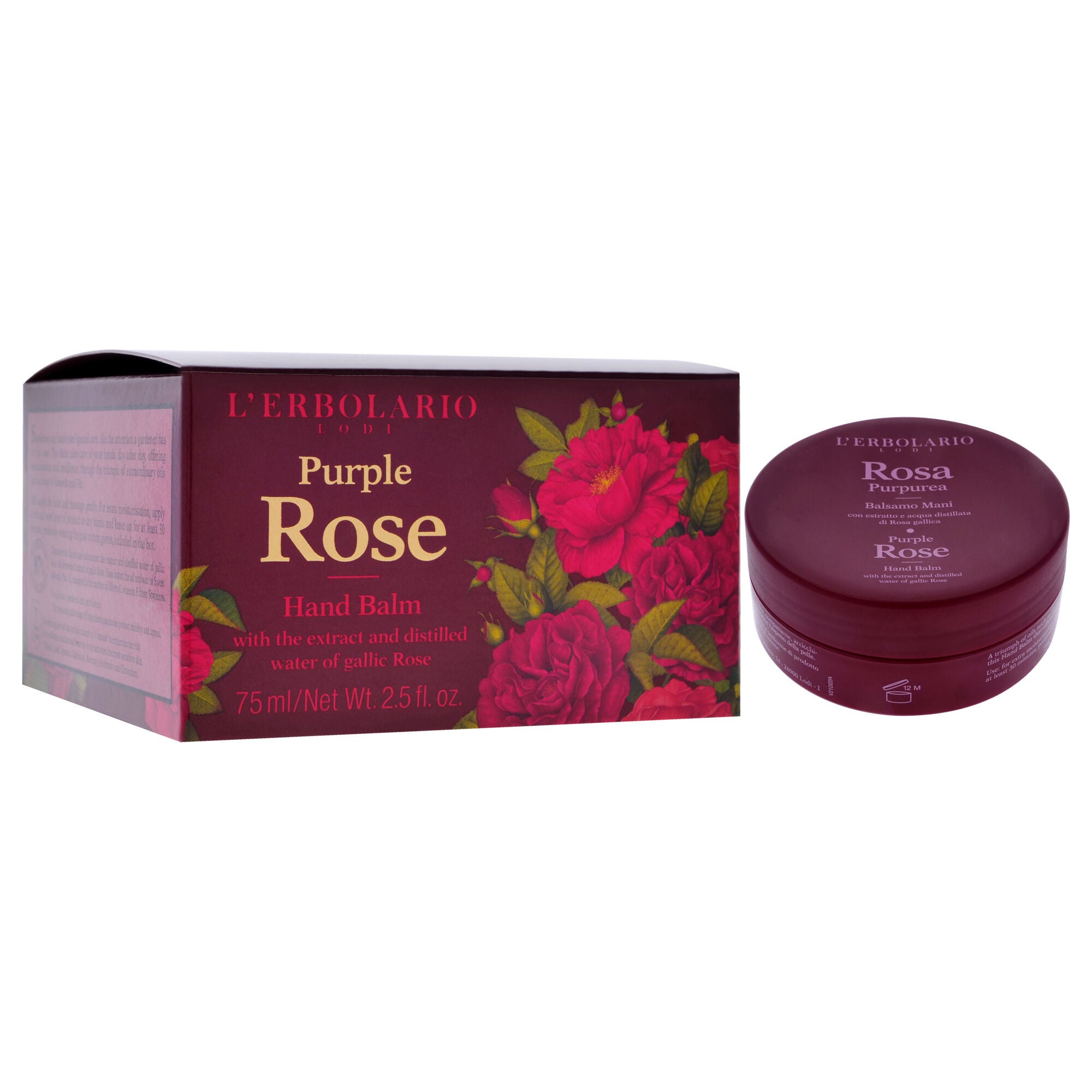 Hand Balm - Purple Rose by LErbolario for Women - 2.5 oz Balm, , alternate image number 6