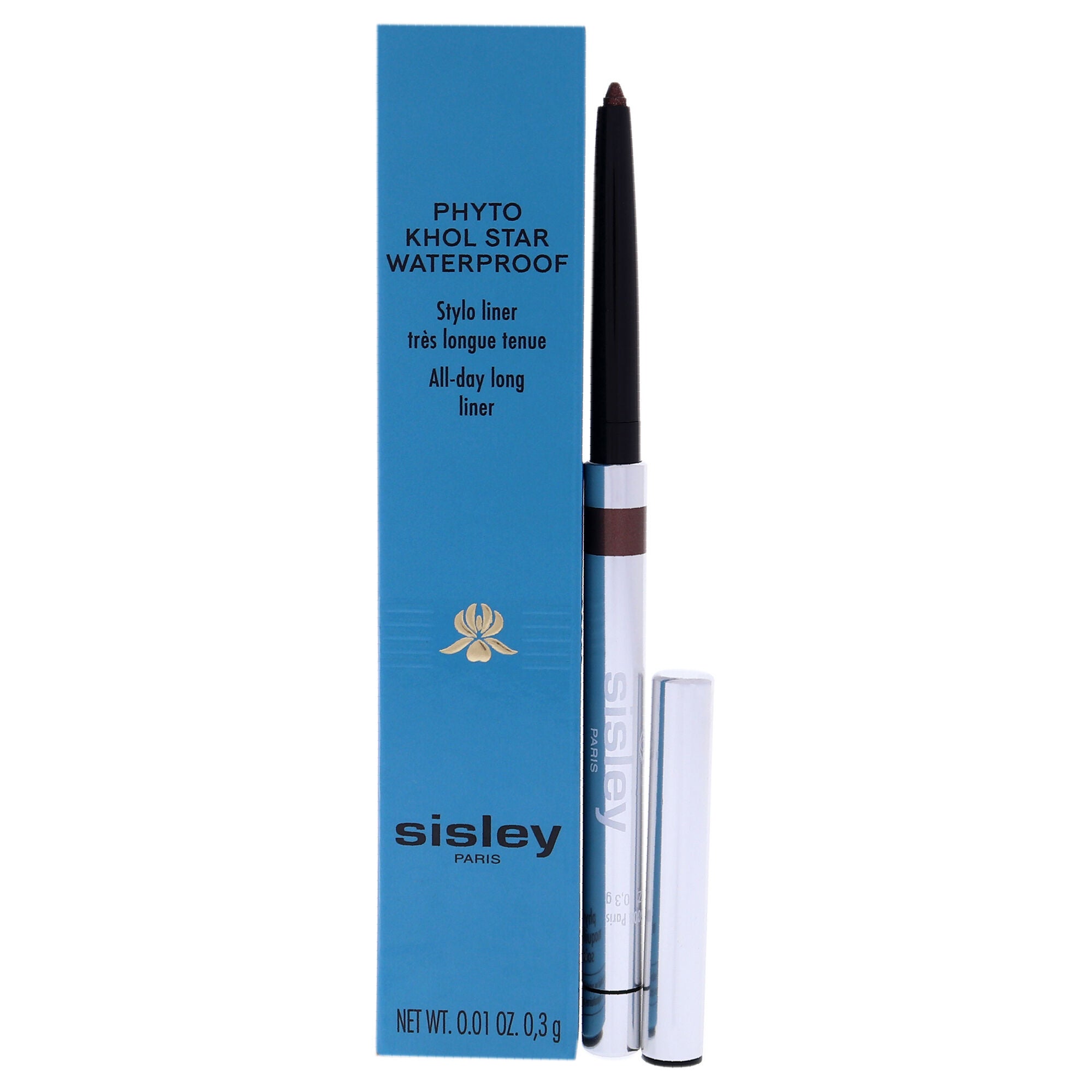 Phyto Khol Star Waterproof - 03 Sparkling Brown by Sisley for Women - 0.01 oz Eyeliner, See Description, hi-res image number 0