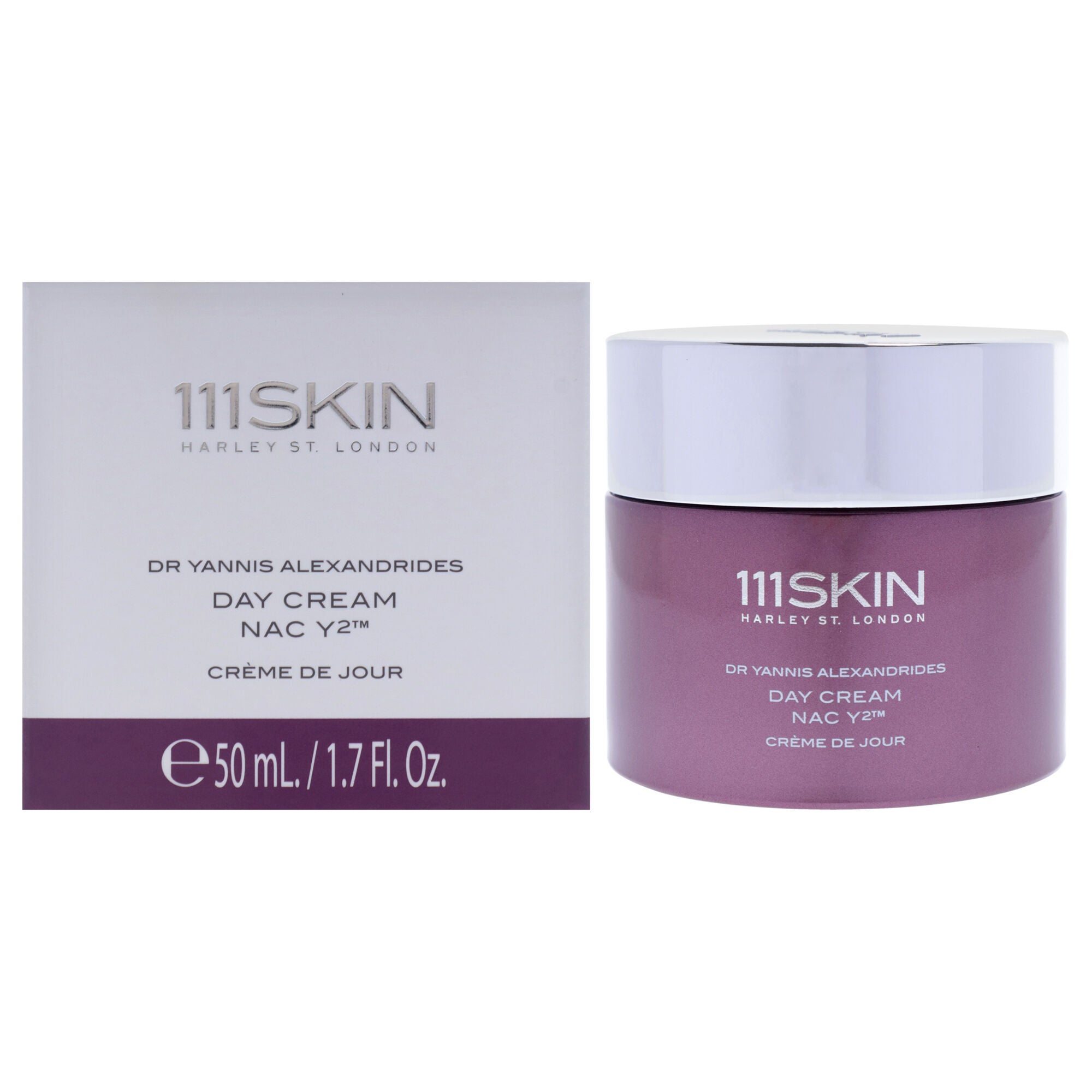 Day Cream NAC Y2 by 111Skin for Unisex - 1.7 oz Cream, White, hi-res image number 0