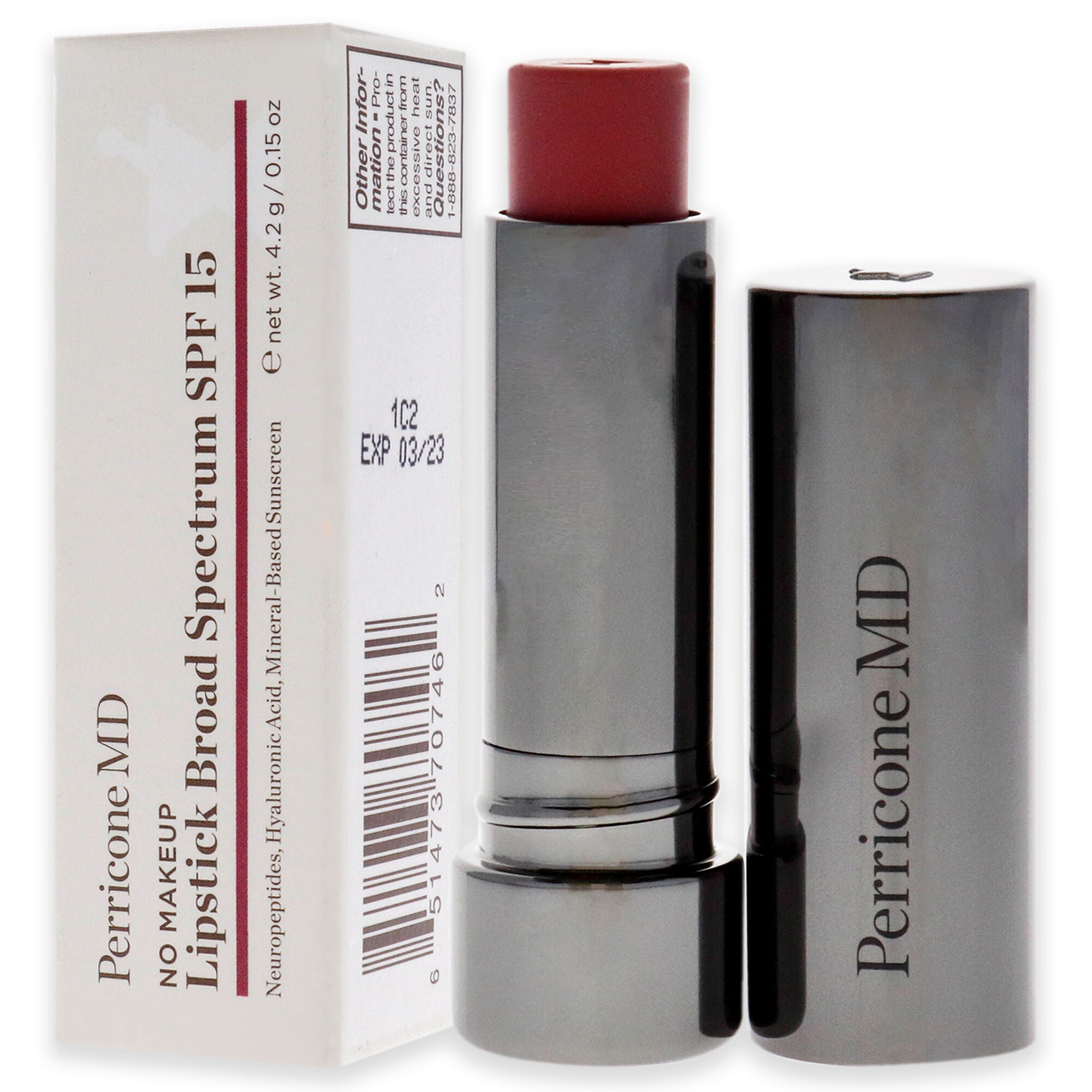 No Makeup Lipstick SPF 15 - Rose by Perricone MD for Women - 0.15 oz Lipstick, See Description, alternate image number 3