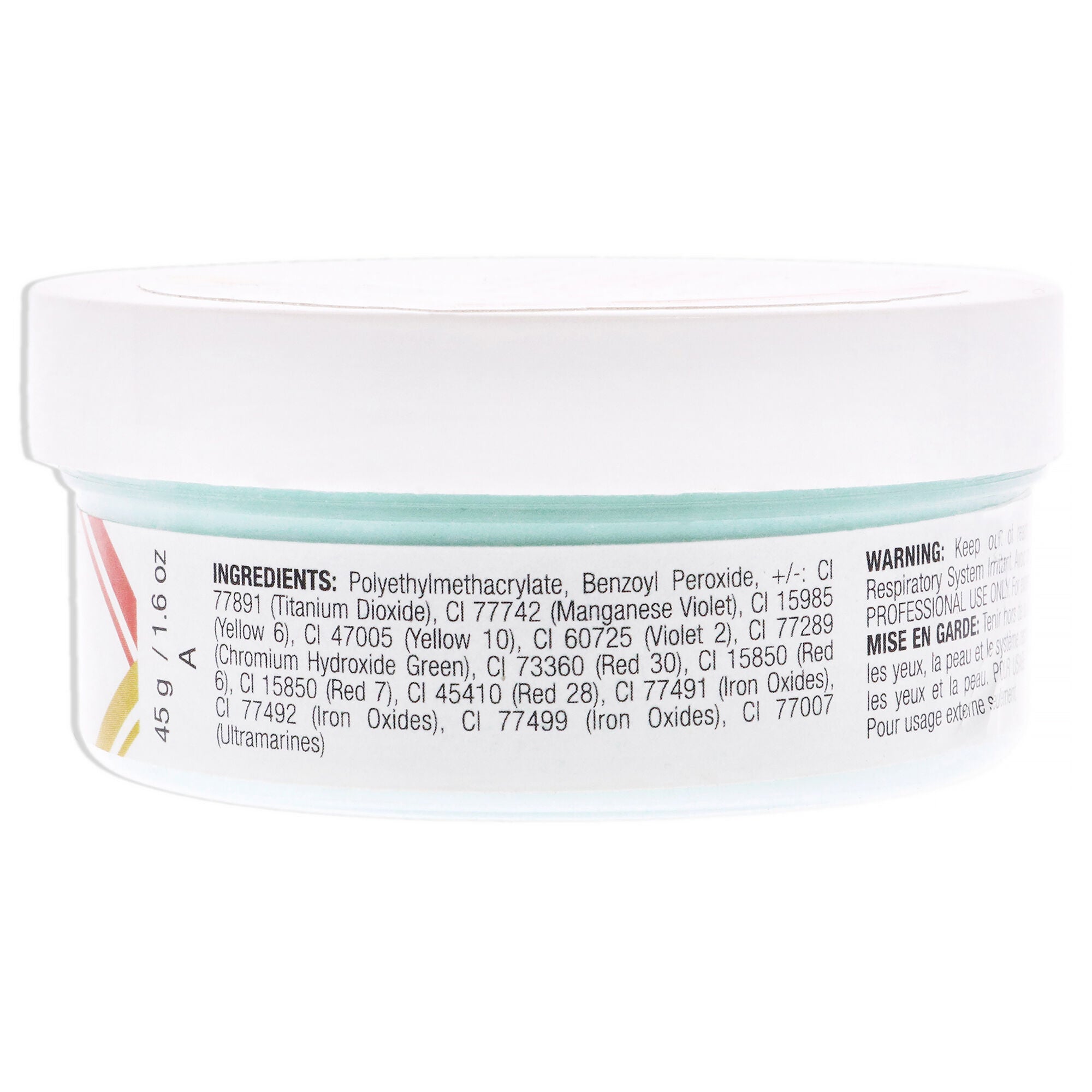 Colour Acrylic Powder - Melon Green by Cuccio PRO for Women - 1.6 oz Acrylic Powder, See Description, alternate image number 1