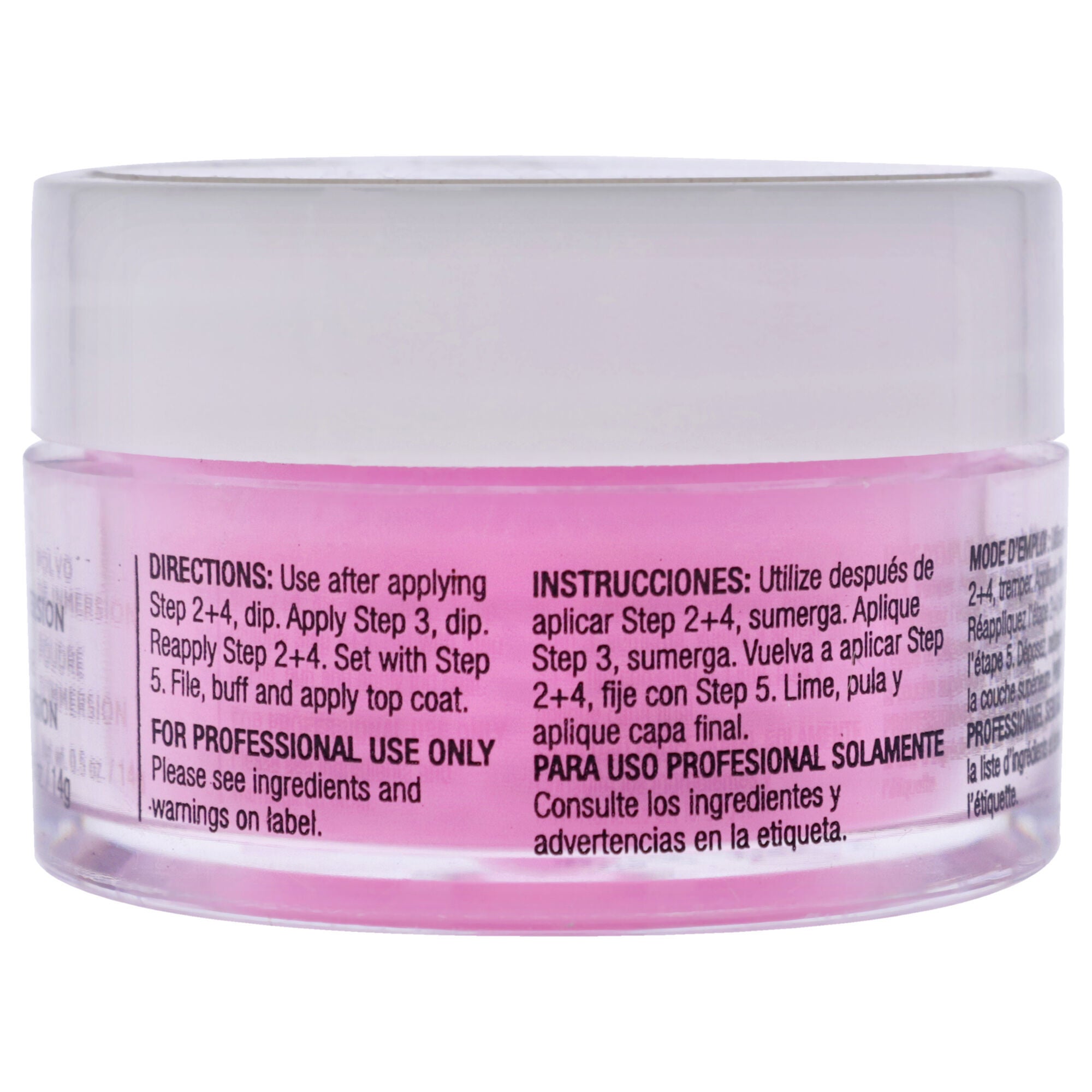 Pro Powder Polish Nail Colour Dip System - Bright Neon Pink by Cuccio Colour for Women - 0.5 oz Nail Powder, , alternate image number 3