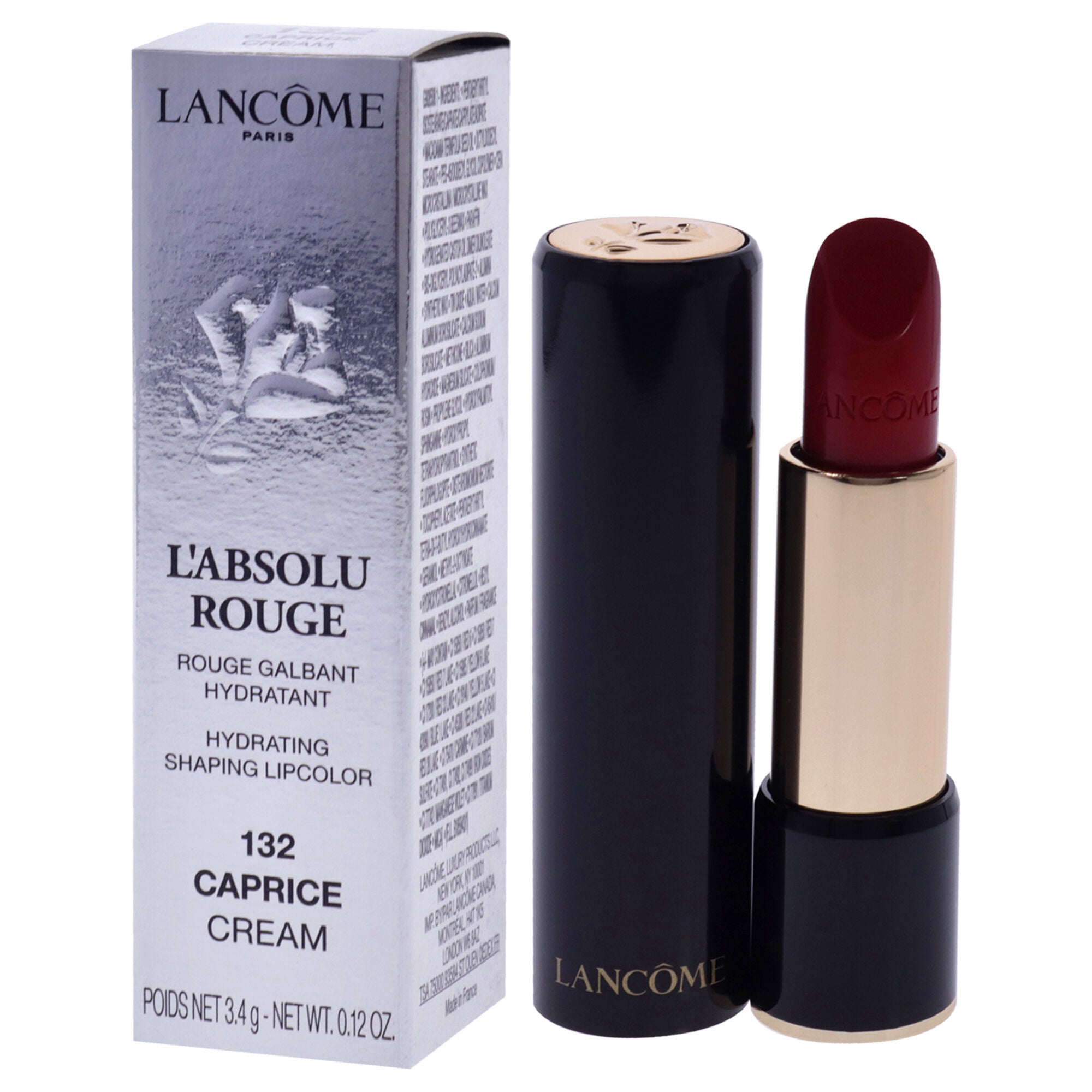 LAbsolu Rouge Hydrating Shaping Lipcolor - 132 Caprice Cream by Lancome for Women - 0.12 oz Lipstick, See Description, alternate image number 3