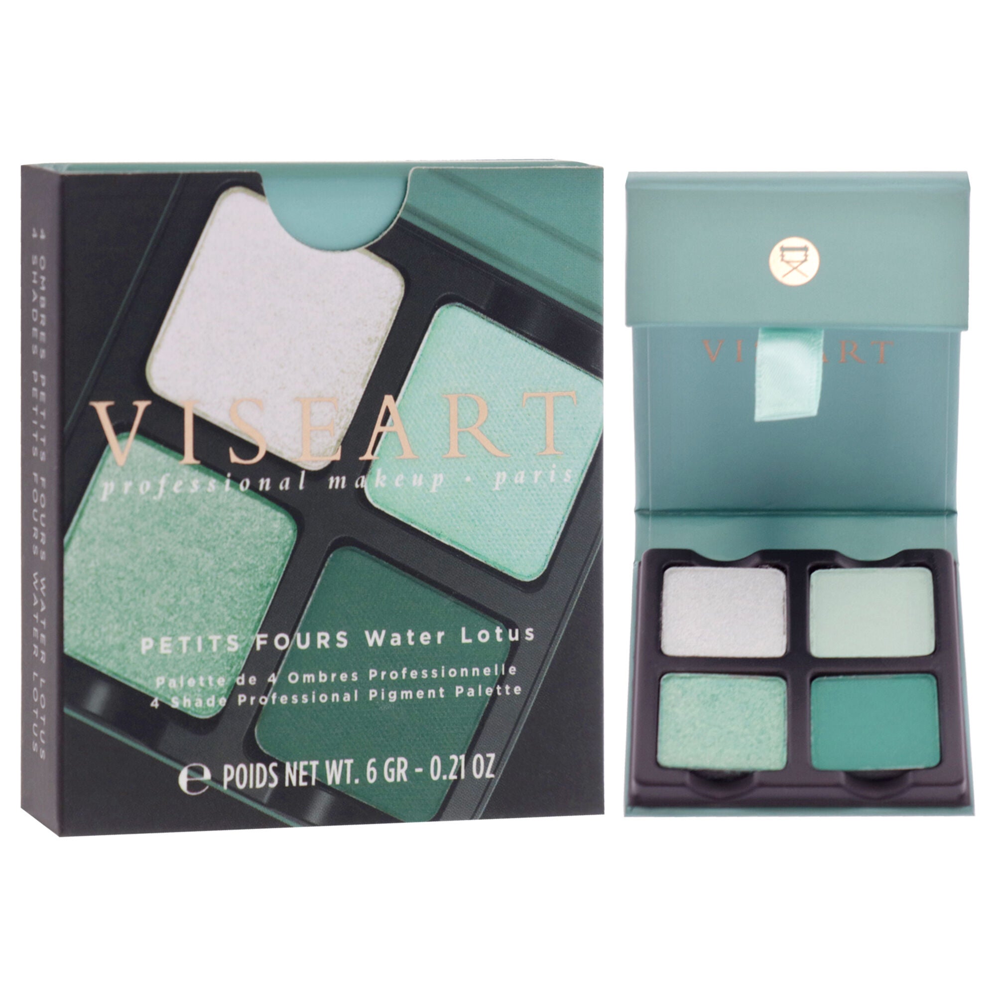 Petits Fours Eyeshadow Palette - Water Lotus by Viseart Paris for Women - 0.21 oz Eye Shadow, See Description, alternate image number 1