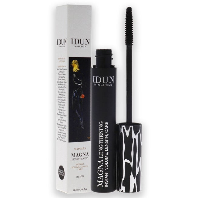 Magna Lengthening Mascara - 009 Black by Idun Minerals for Women - 0.40 oz Mascara, See Description, alternate image number 1