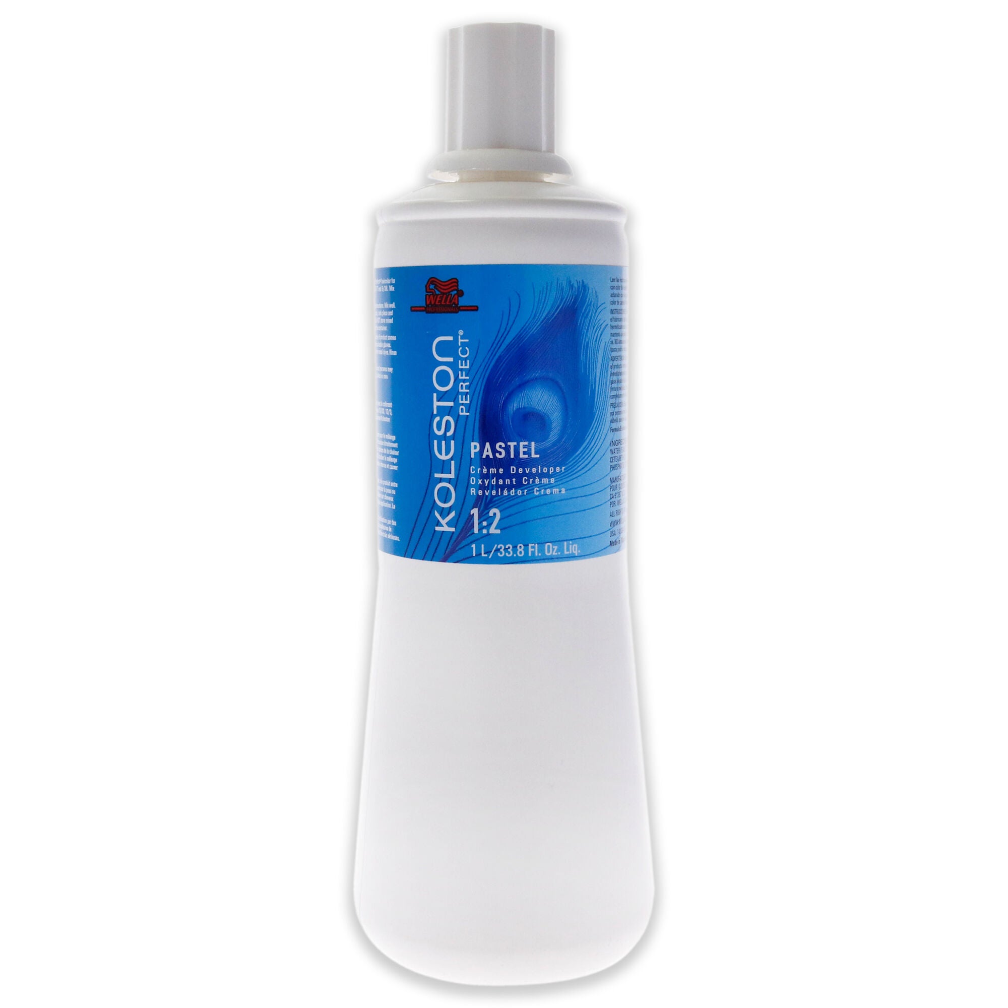 Koleston Perfect Pastel 1.2 Creme Developer by Wella for Unisex - 33.8 oz Lightener, See Description, hi-res image number 0