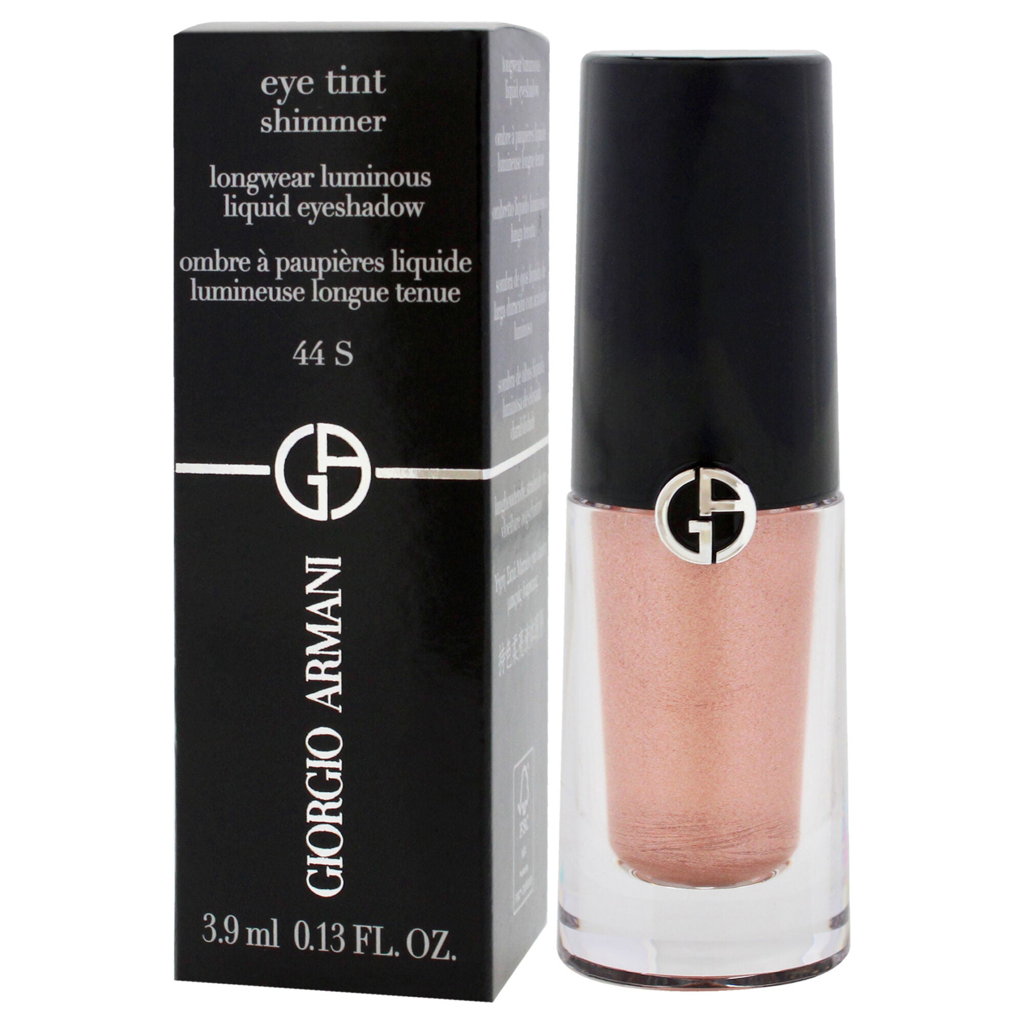 Eye Tint Chrome Liquid Metallic Color - 44 Rose Gold by Giorgio Armani for Women - 0.13 oz Eye Shadow, See Description, alternate image number 3