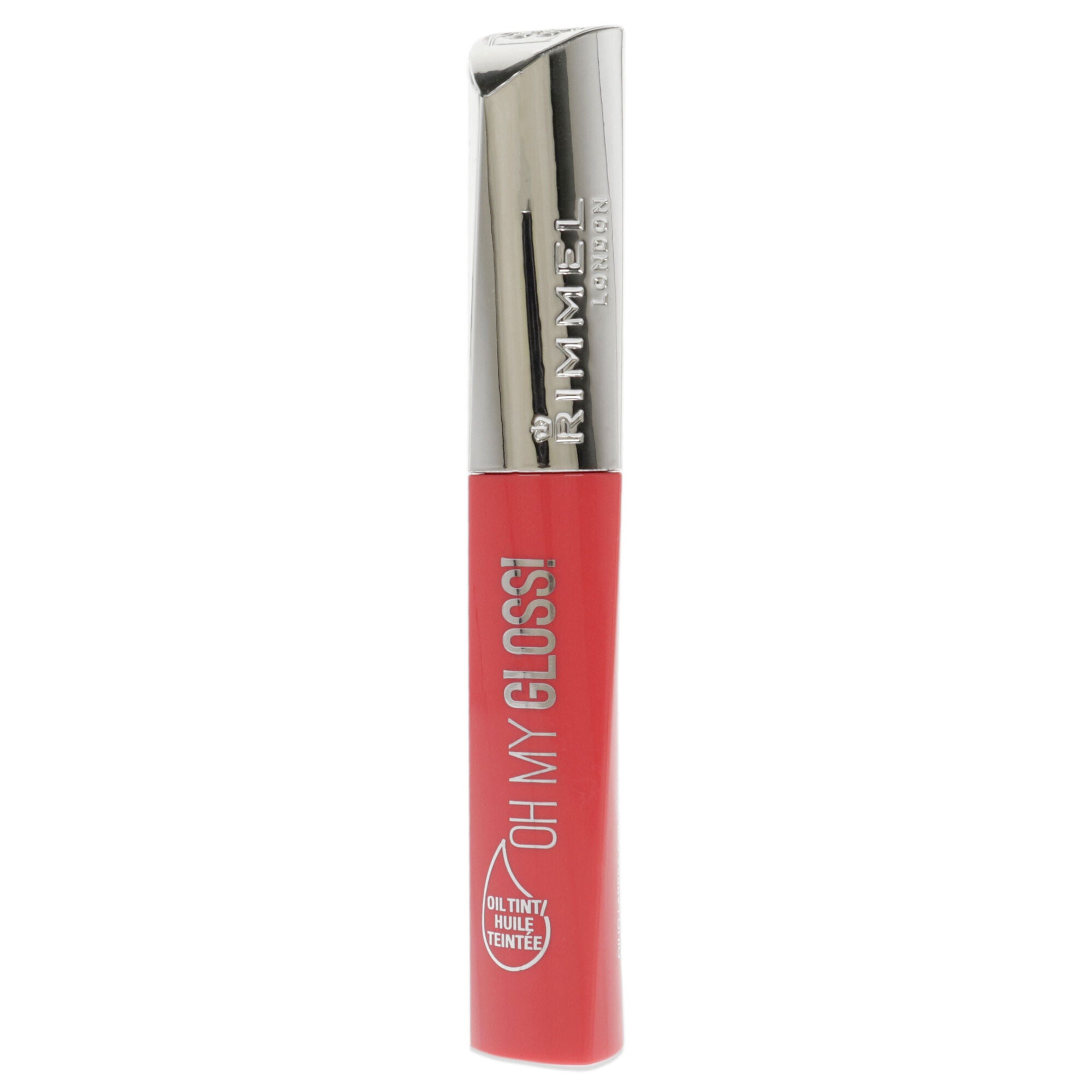 Oh My Gloss Oil Tint - 400 Contemporary Coral by Rimmel London for Women - 0.21 oz Lip Gloss, See Description, hi-res image number 0