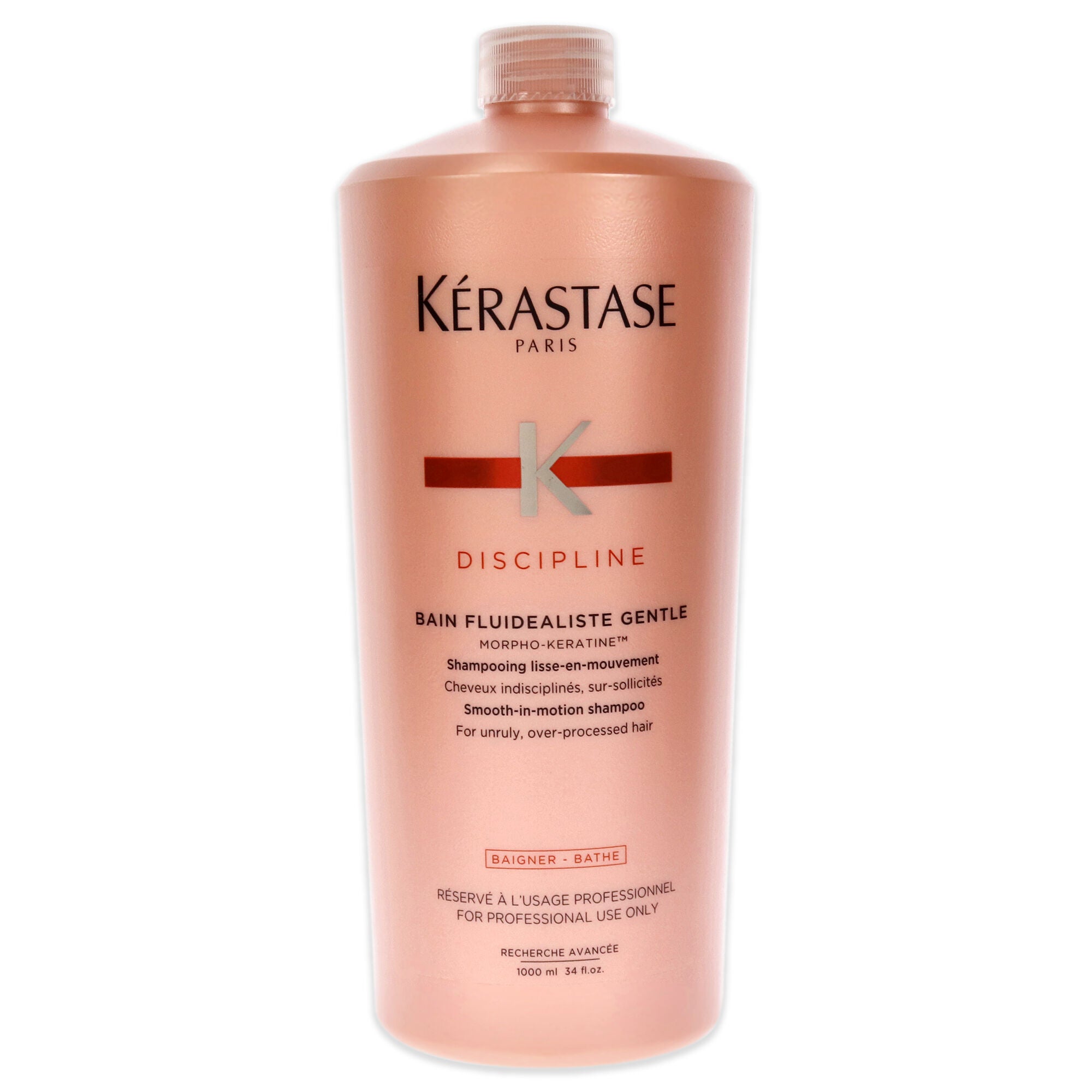 Discipline Bain Fluidealiste No Sulfates Smooth-in-Motion Shampoo by Kerastase for Unisex - 34 oz Shampoo, See Description, hi-res image number 0
