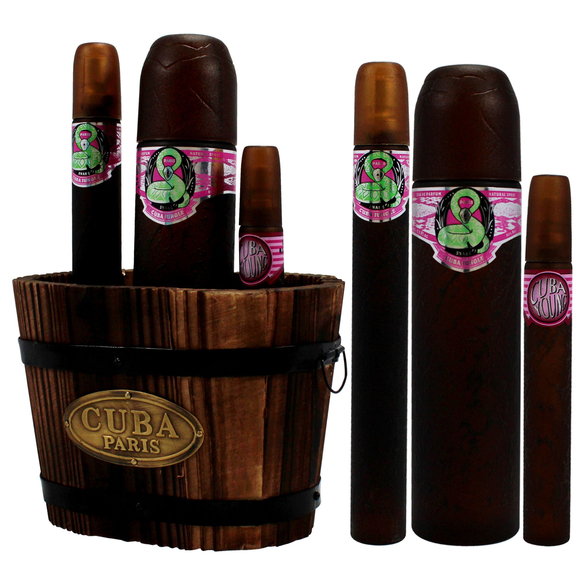 Cuba Jungle Snake by Cuba for Women - 3 Pc Gift Set 3.3oz EDP Spray, 1.17oz EDP Spray, 0.5oz EDP Spray, , alternate image number 7