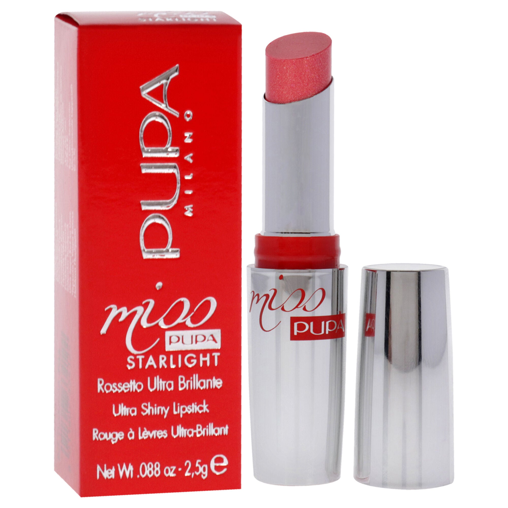 Miss Pupa Starlight Ultra-Shiny Lipstick - 705 Divine Diana by Pupa Milano for Women - 0.88 oz Lipstick, See Description, alternate image number 1