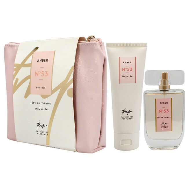 Amber N53 by The Master Perfumer for Women - 2 Pc Gift Set 1.7oz EDT Spray, 2.5oz Shower Gel, NA, alternate image number null