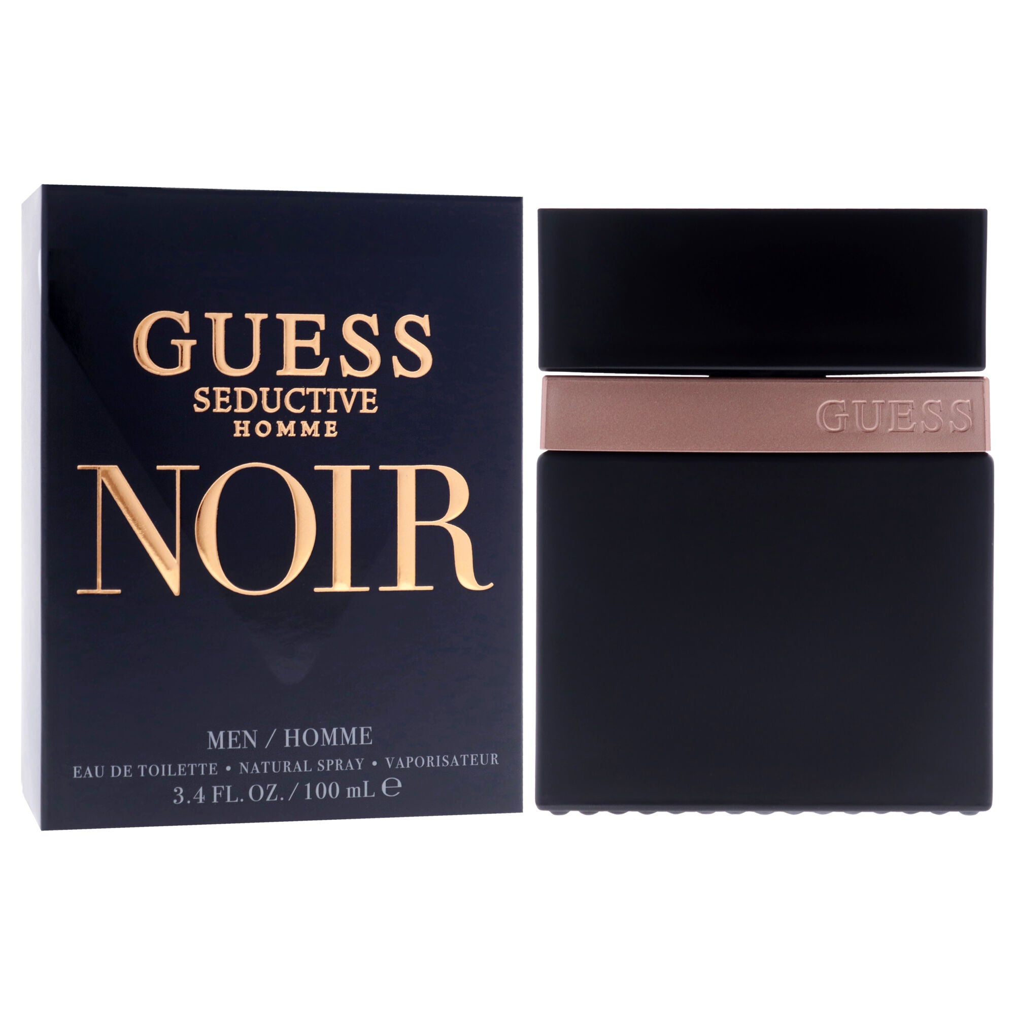 Guess Seductive Homme Noir by Guess for Men - 3.4 oz EDT Spray, See Description, alternate image number 1