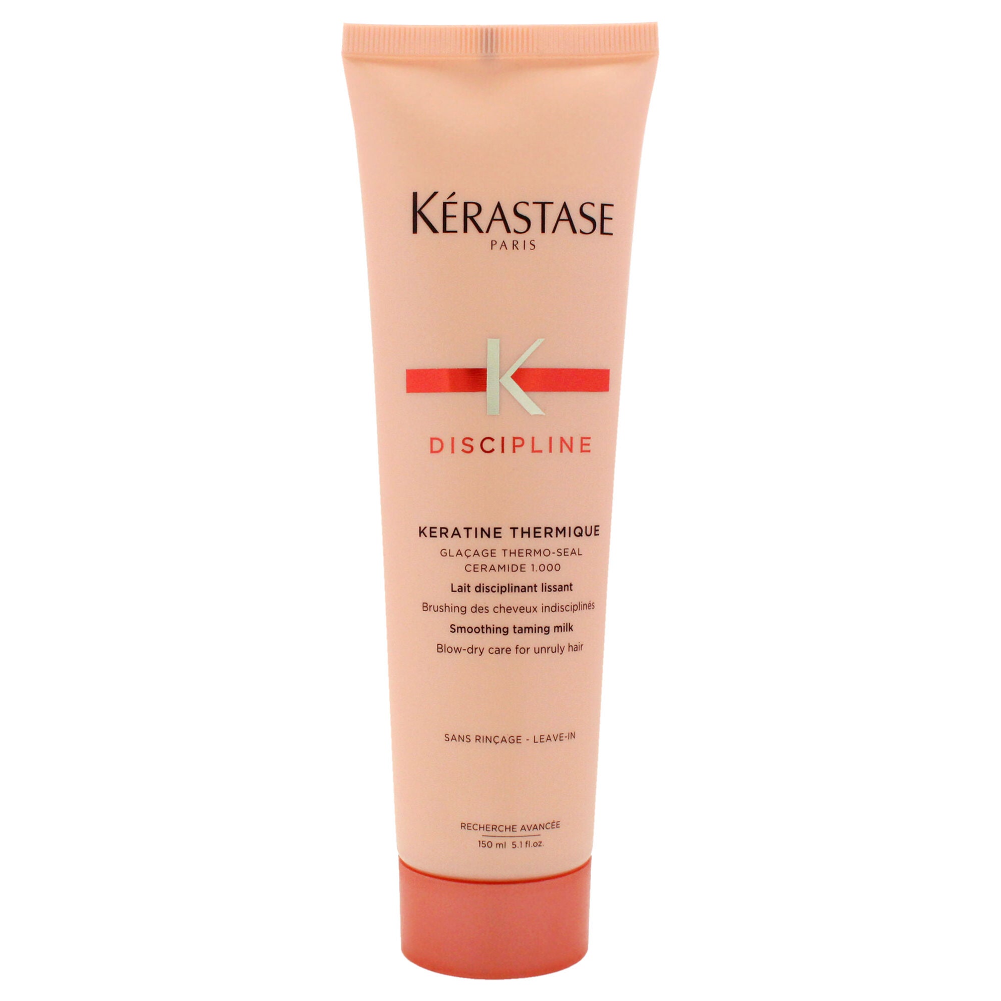 Discipline Keratine Thermique Smoothing Taming Milk Anti-Frizz by Kerastase for Unisex - 5.1 oz Treatment, See Description, hi-res image number 0