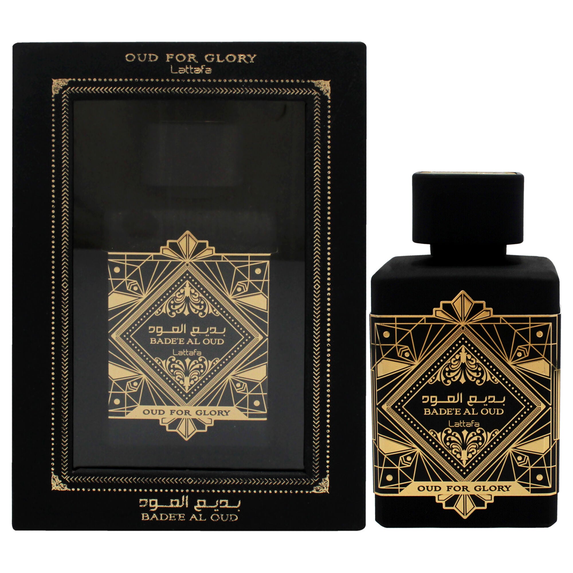 Badee Al Oud For Glory by Lattafa for Men - 3.4 oz EDP Spray, See Description, hi-res image number 0