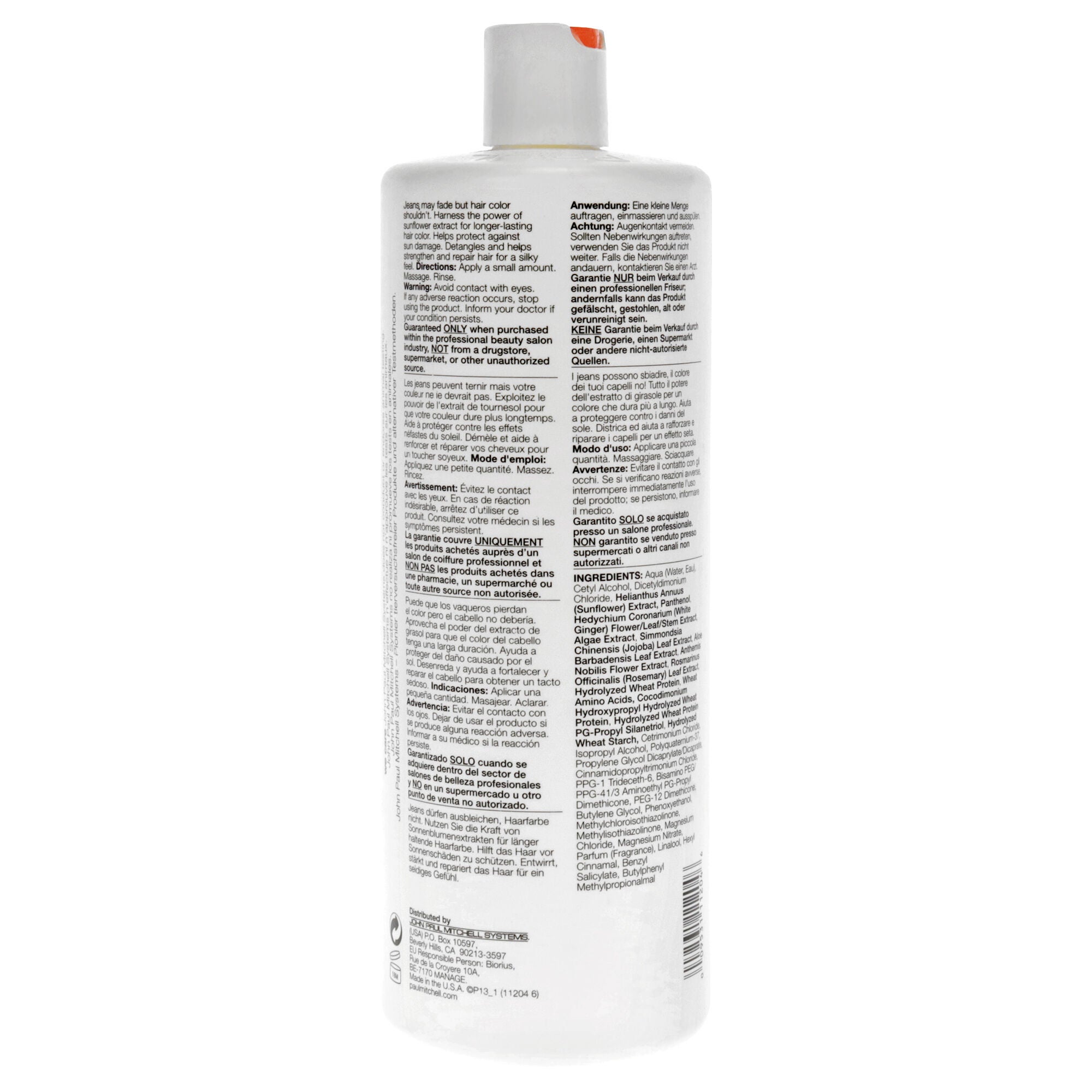 Color Protect Daily Conditioner by Paul Mitchell for Unisex - 33.8 oz Conditioner, See Description, alternate image number 2