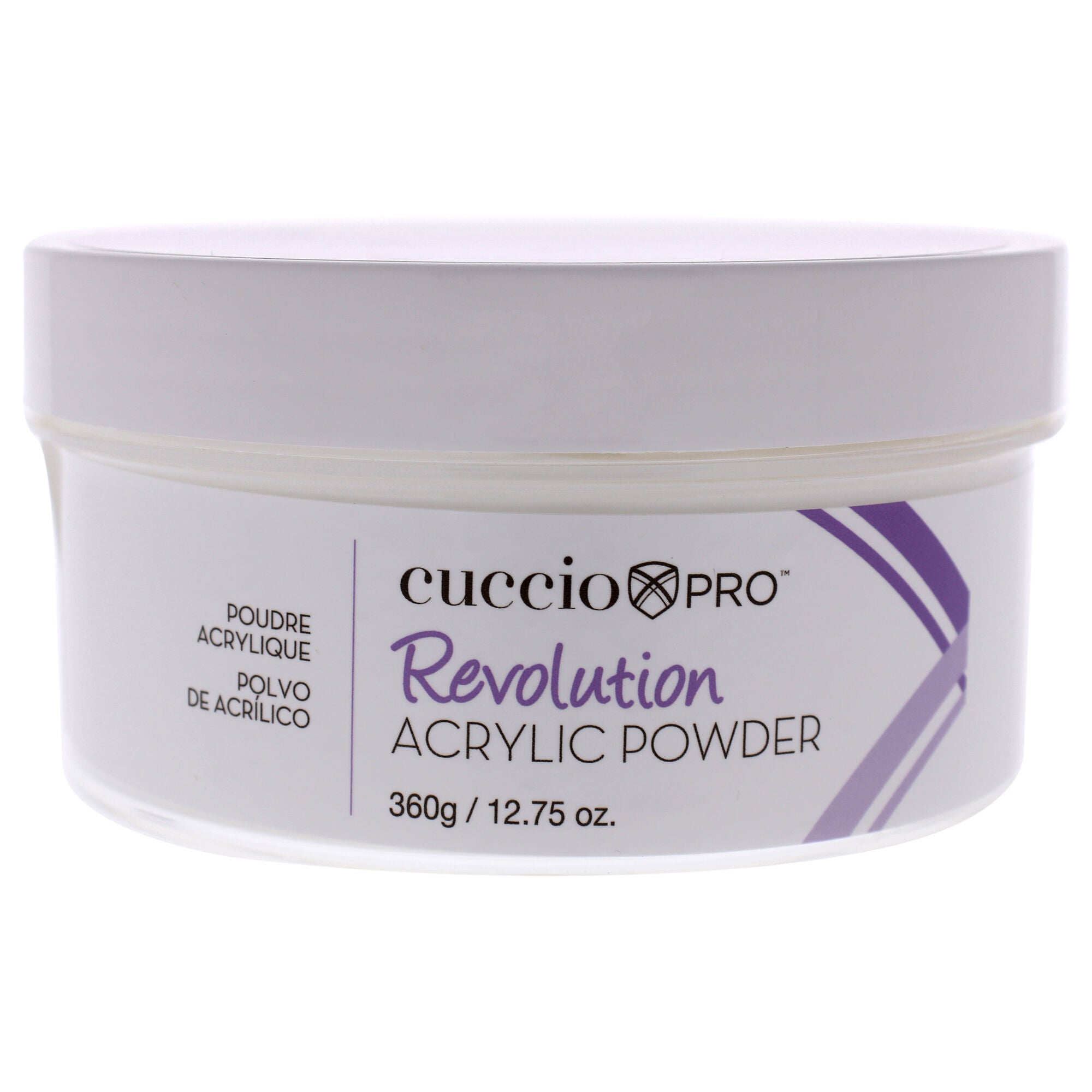 Acrylic Powder - White by Cuccio Pro for Women - 12.75 oz Acrylic Powder, See Description, hi-res image number 0